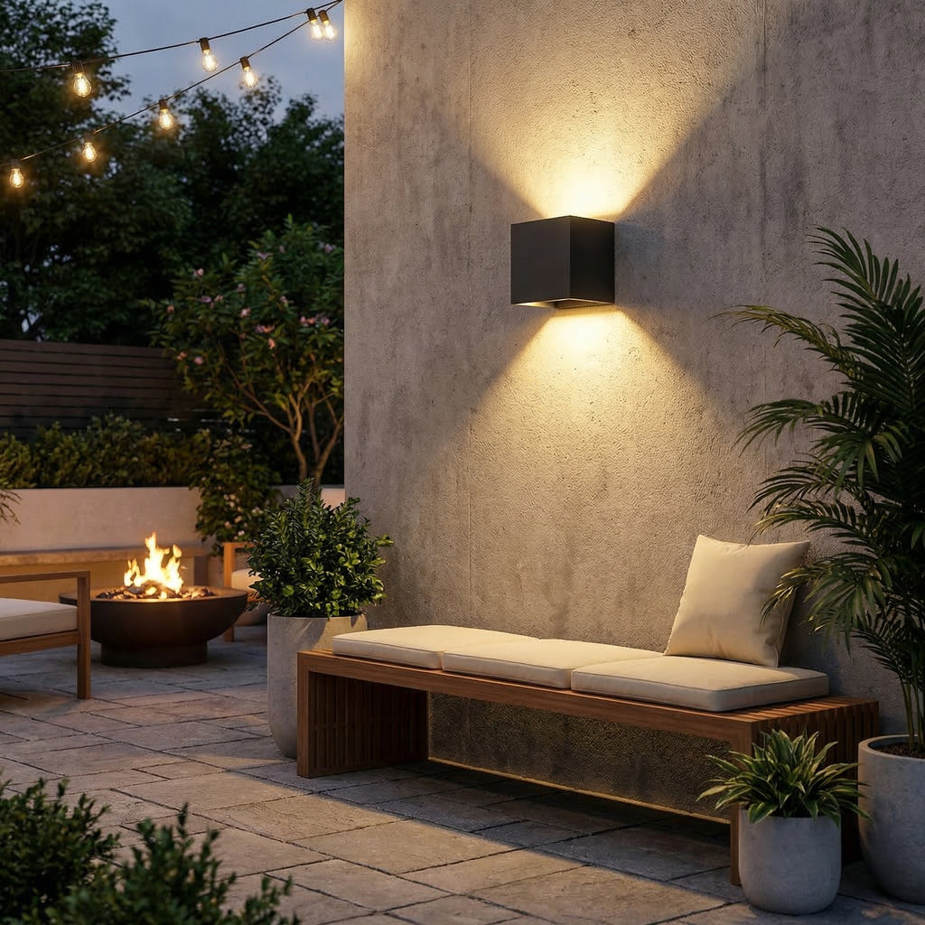 Modern Black Up & Down LED Wall Light