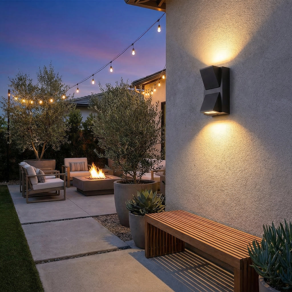 Modern Geometric LED Wall Light