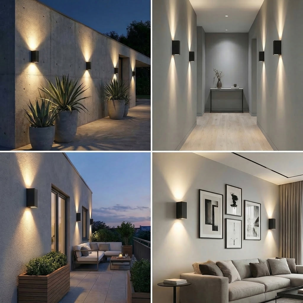 Slim Modern Up & Down Wall Light