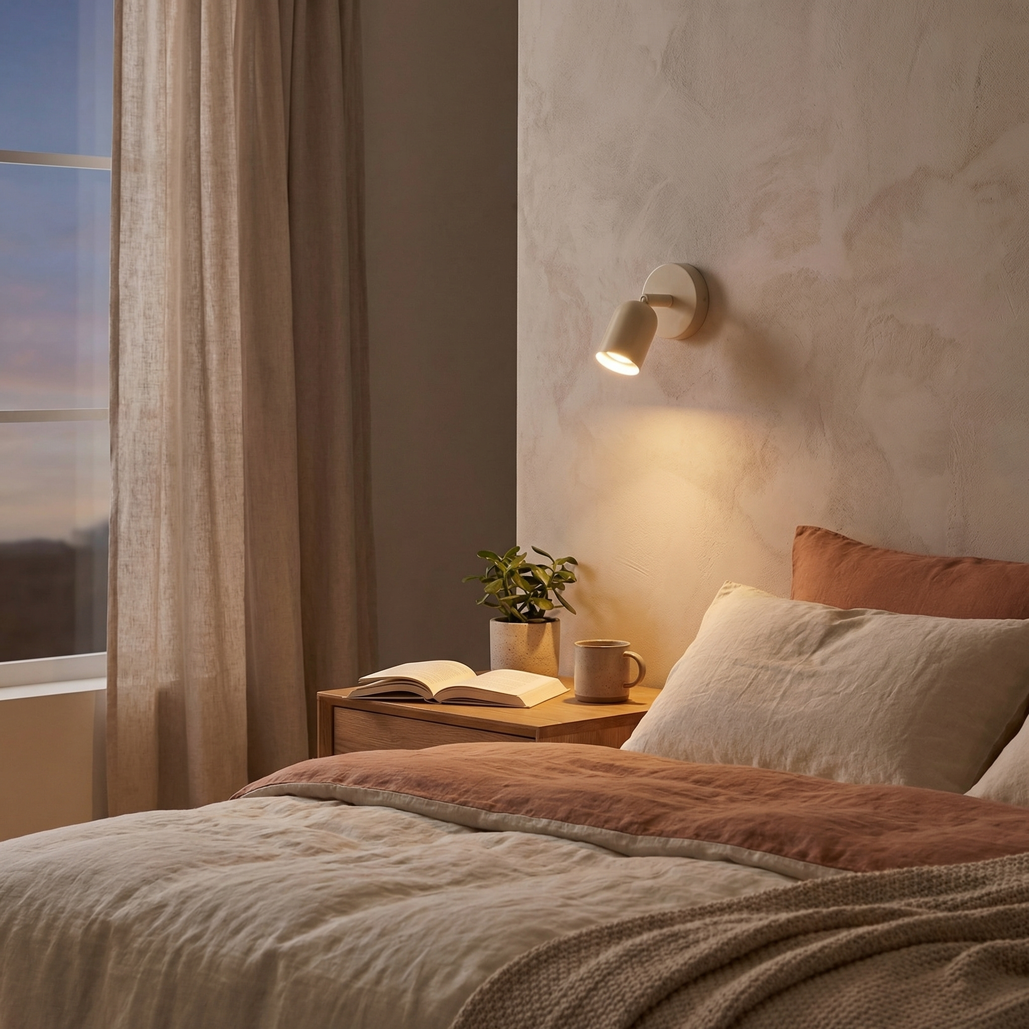 Vintage Nordic Adjustable Wall Spotlight