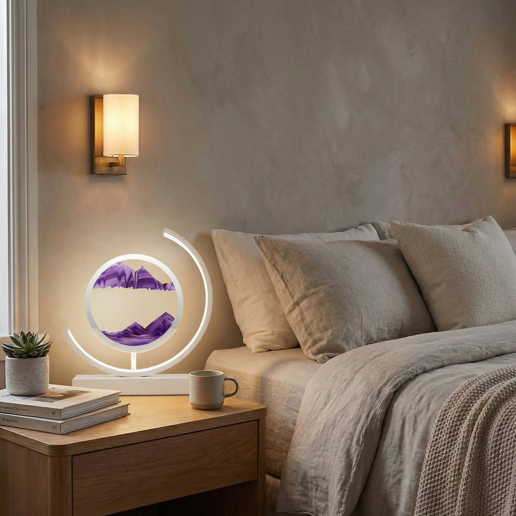 3D Quicksand Art Table Lamp
