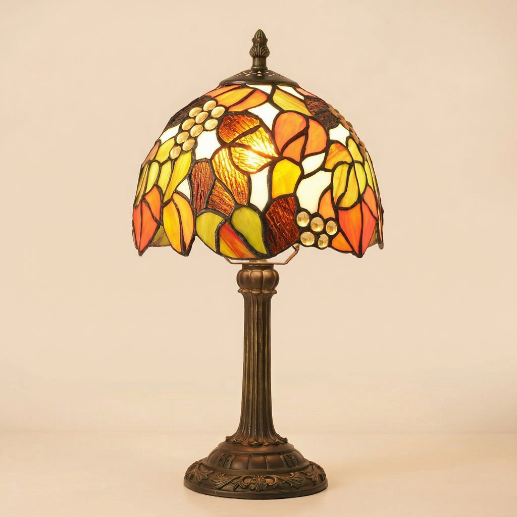 Tiffany Style Stained Glass Table Lamp