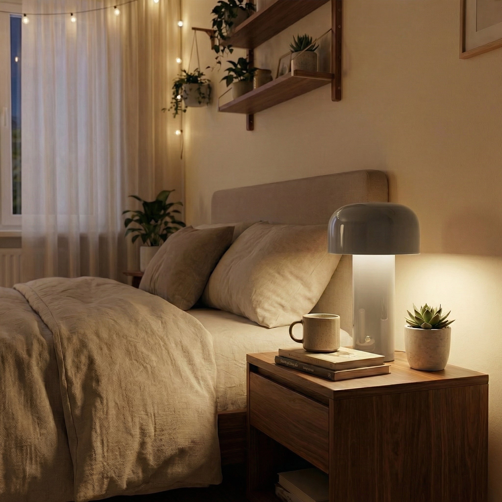 Italian Mushroom LED Table Lamp