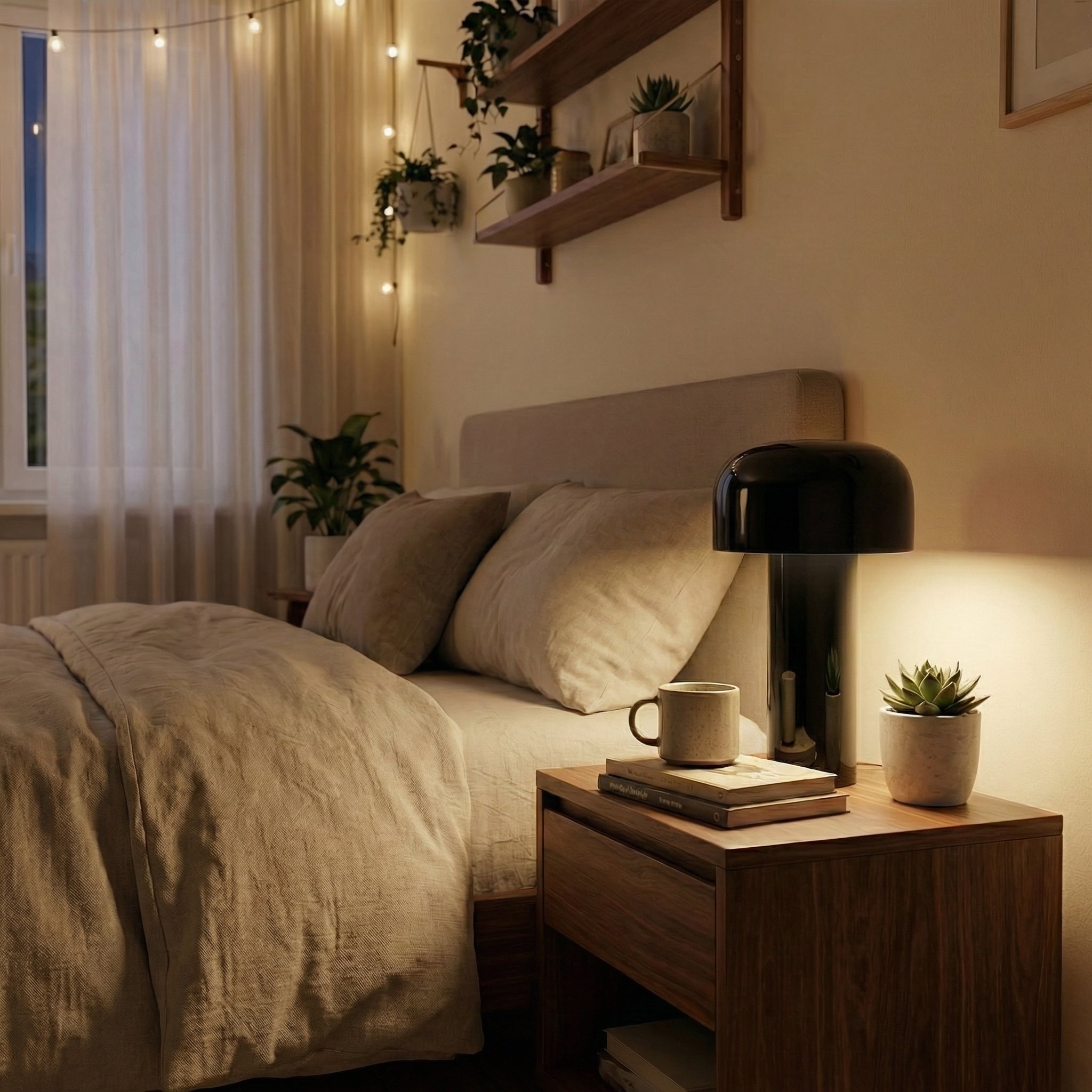 Italian Mushroom LED Table Lamp