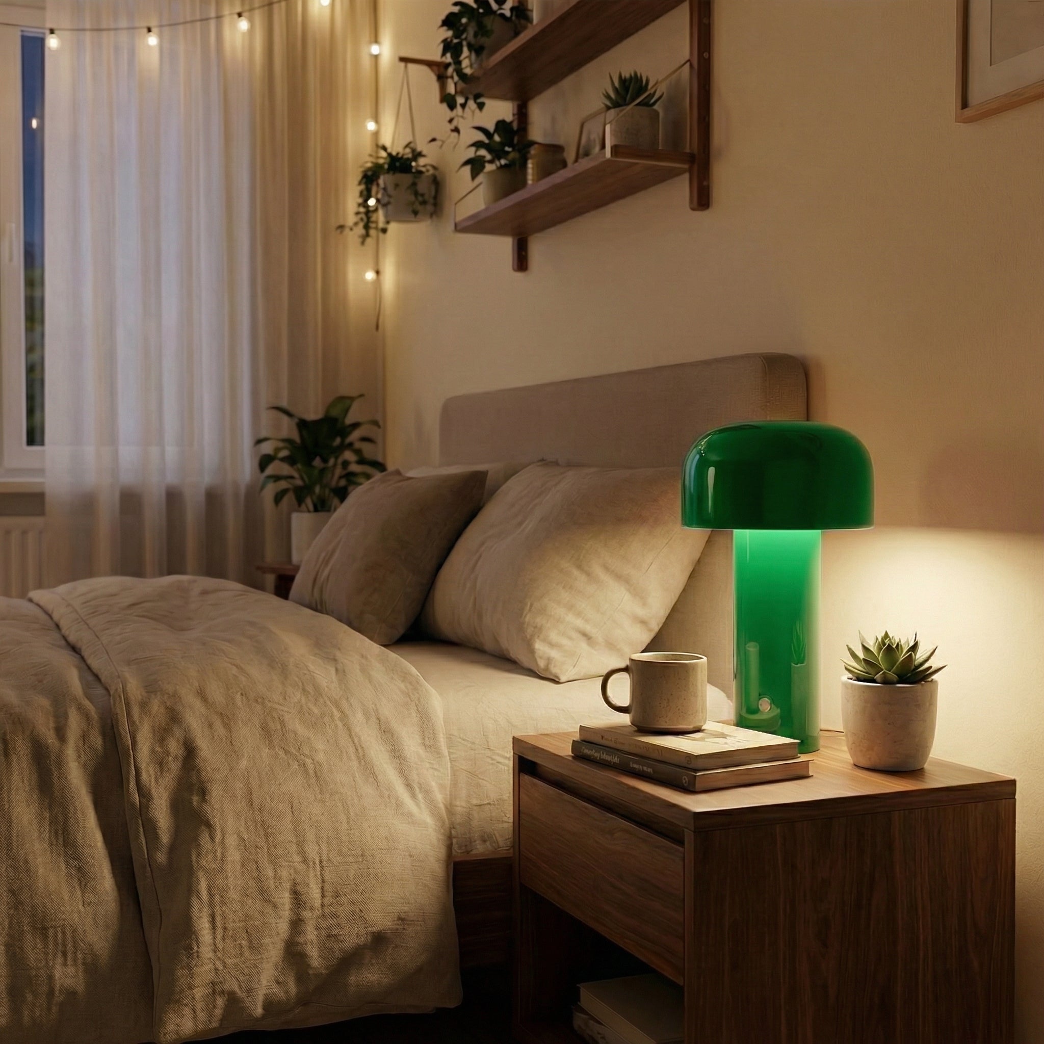 Italian Mushroom LED Table Lamp