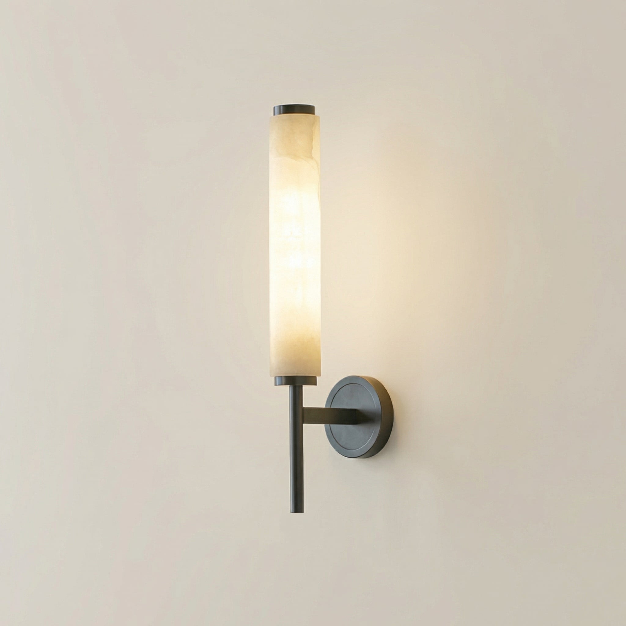 Luxury Marble & Brass Wall Lamp