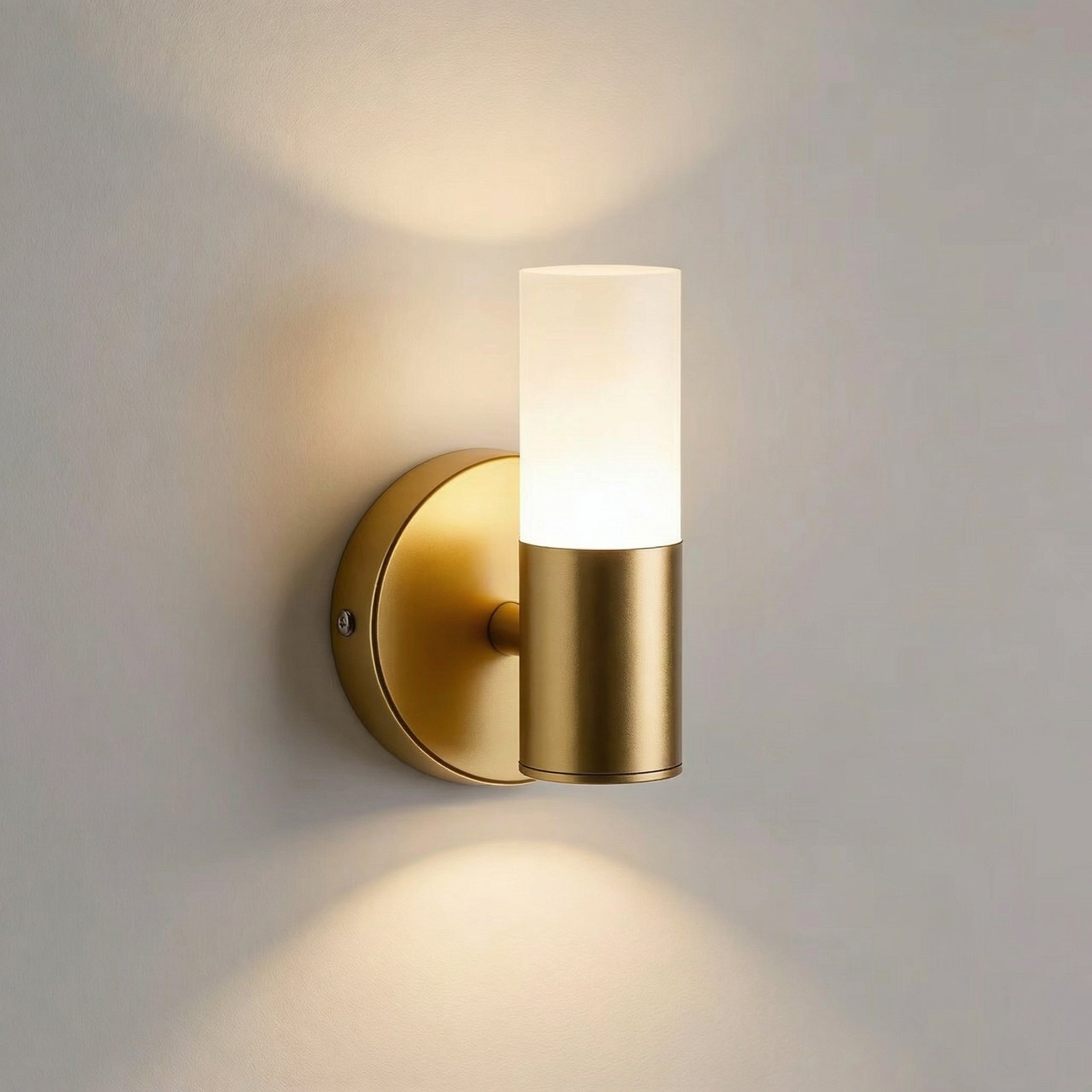 Nordic Minimalist Single Head Cylinder Wall Lamp