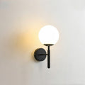 Minimalist Black Globe Wall Lamp
