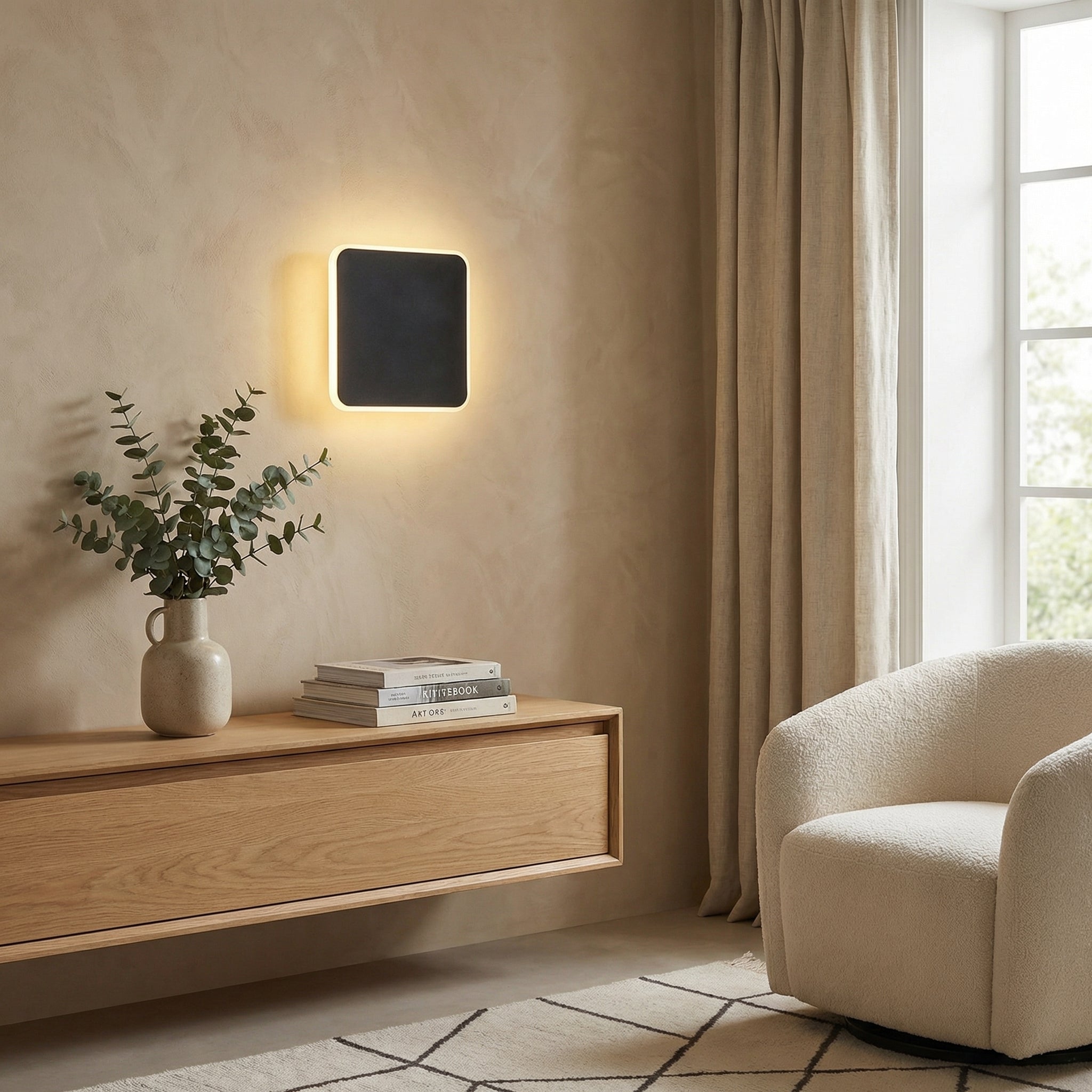 Minimalist LED Square Wall Light