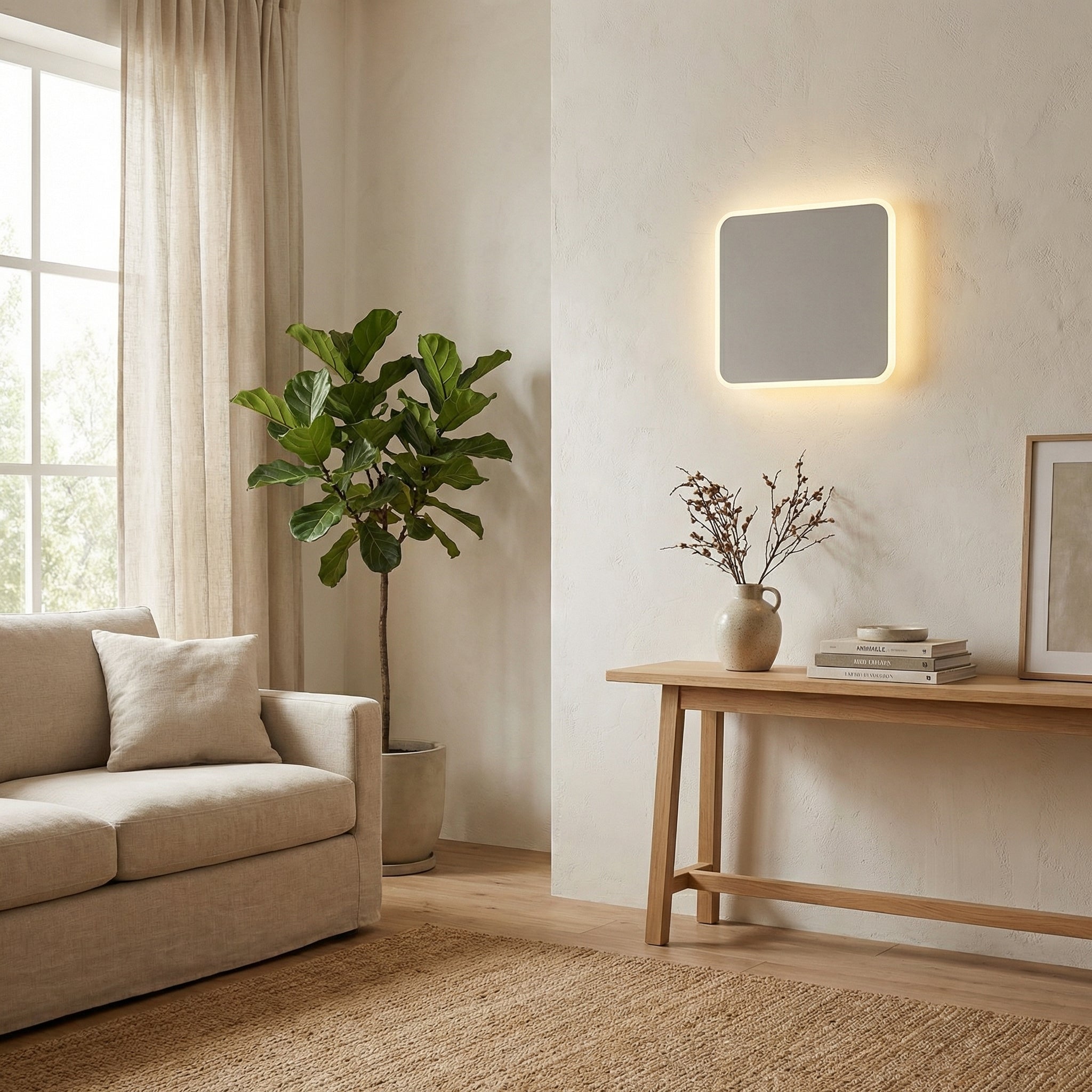 Minimalist LED Square Wall Light