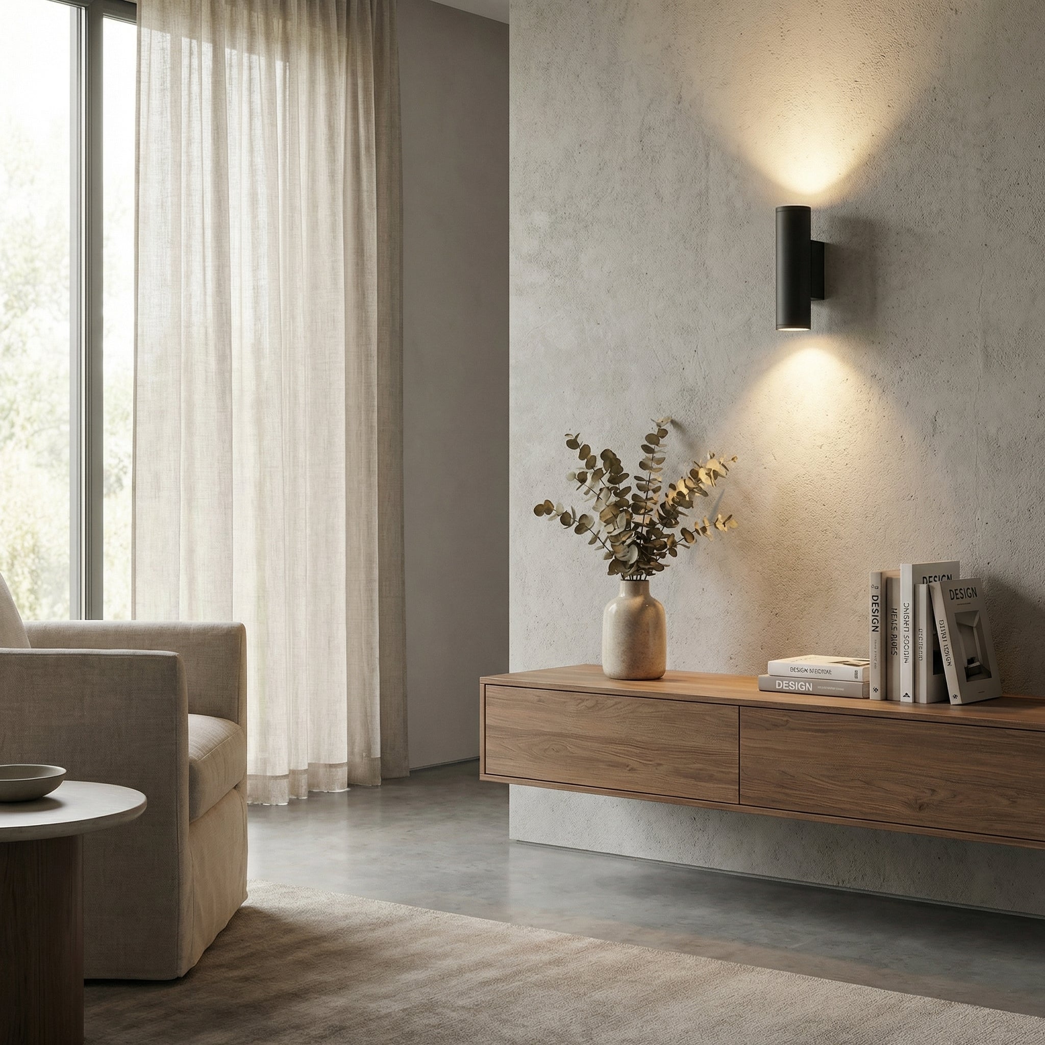 Modern Cylinder LED Wall Light