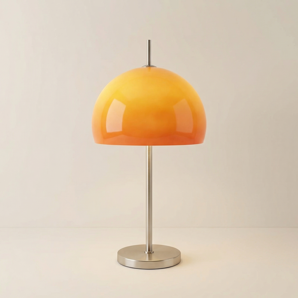 Bauhaus Glass Mushroom Table Lamp
