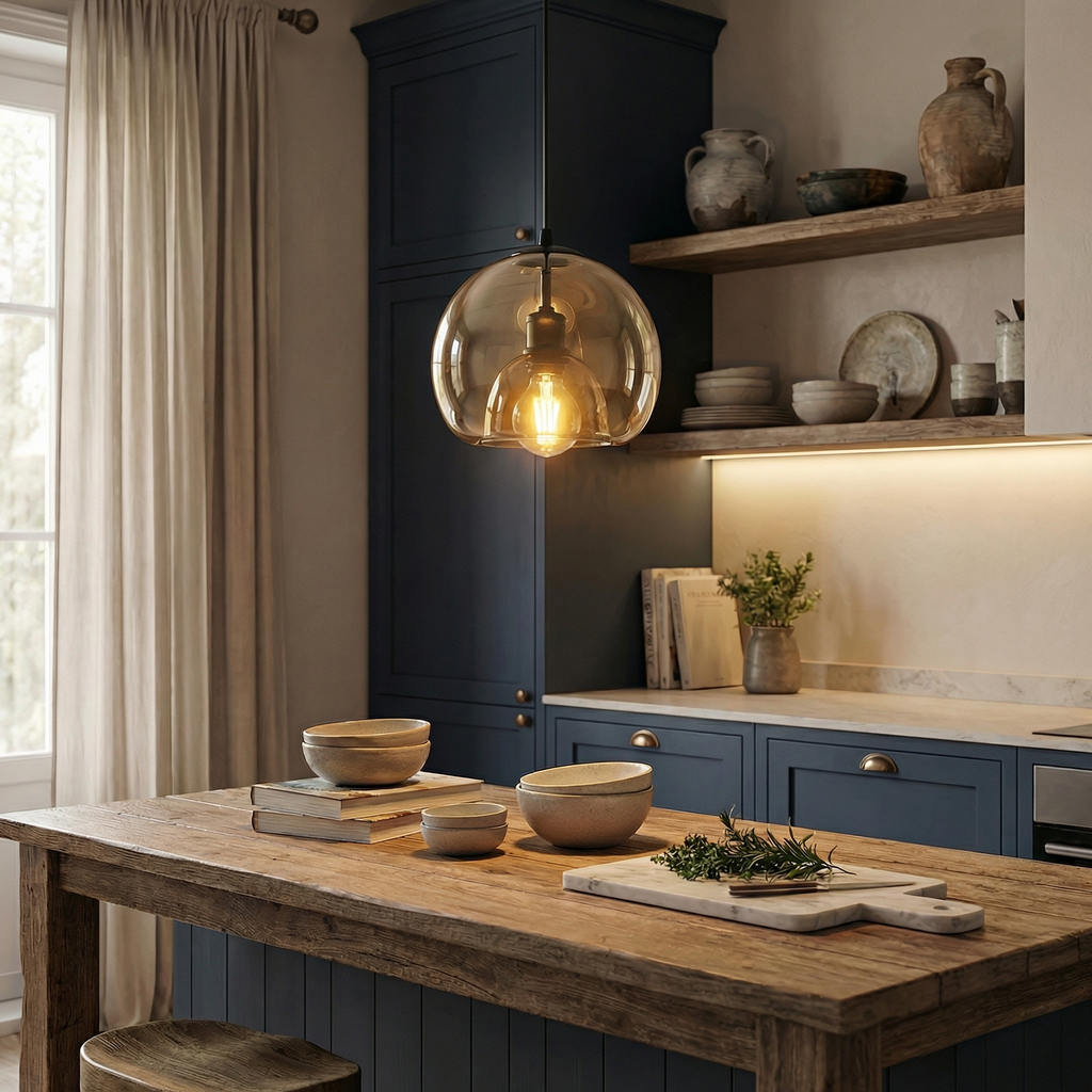 Modern Nordic Glass Chandelier