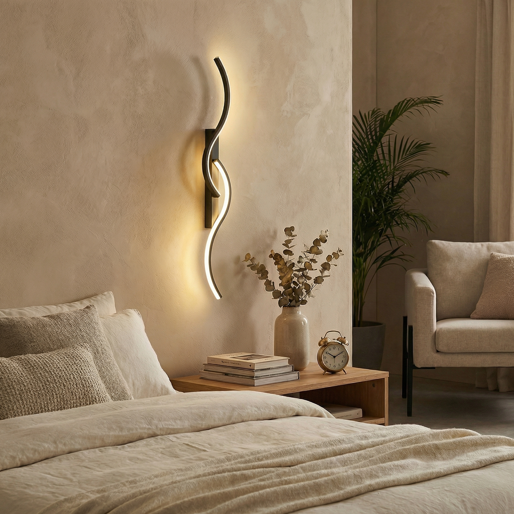 Modern Minimalist Wall Light for Bedroom & Living Room