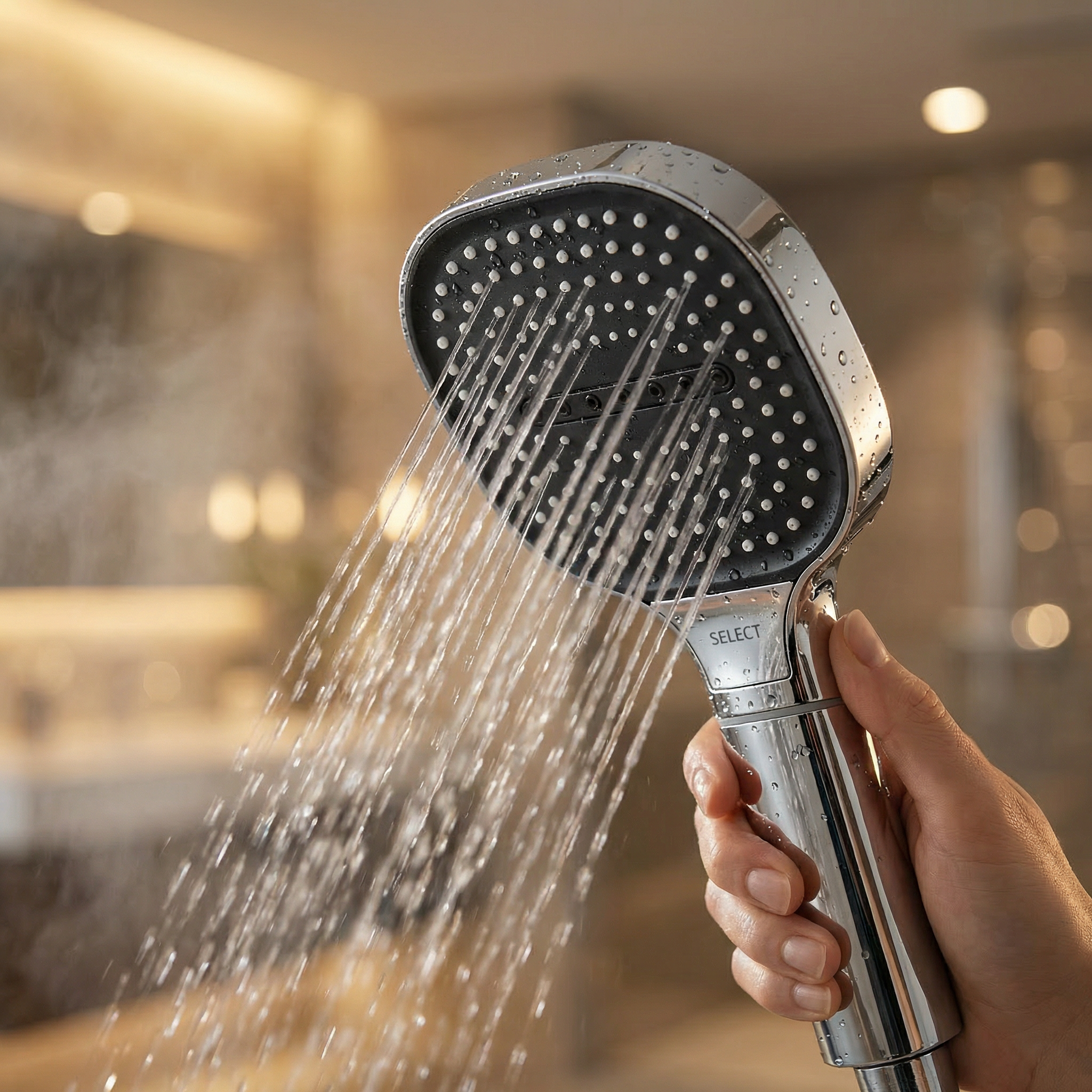 High-Pressure Handheld Shower Head with Filter
