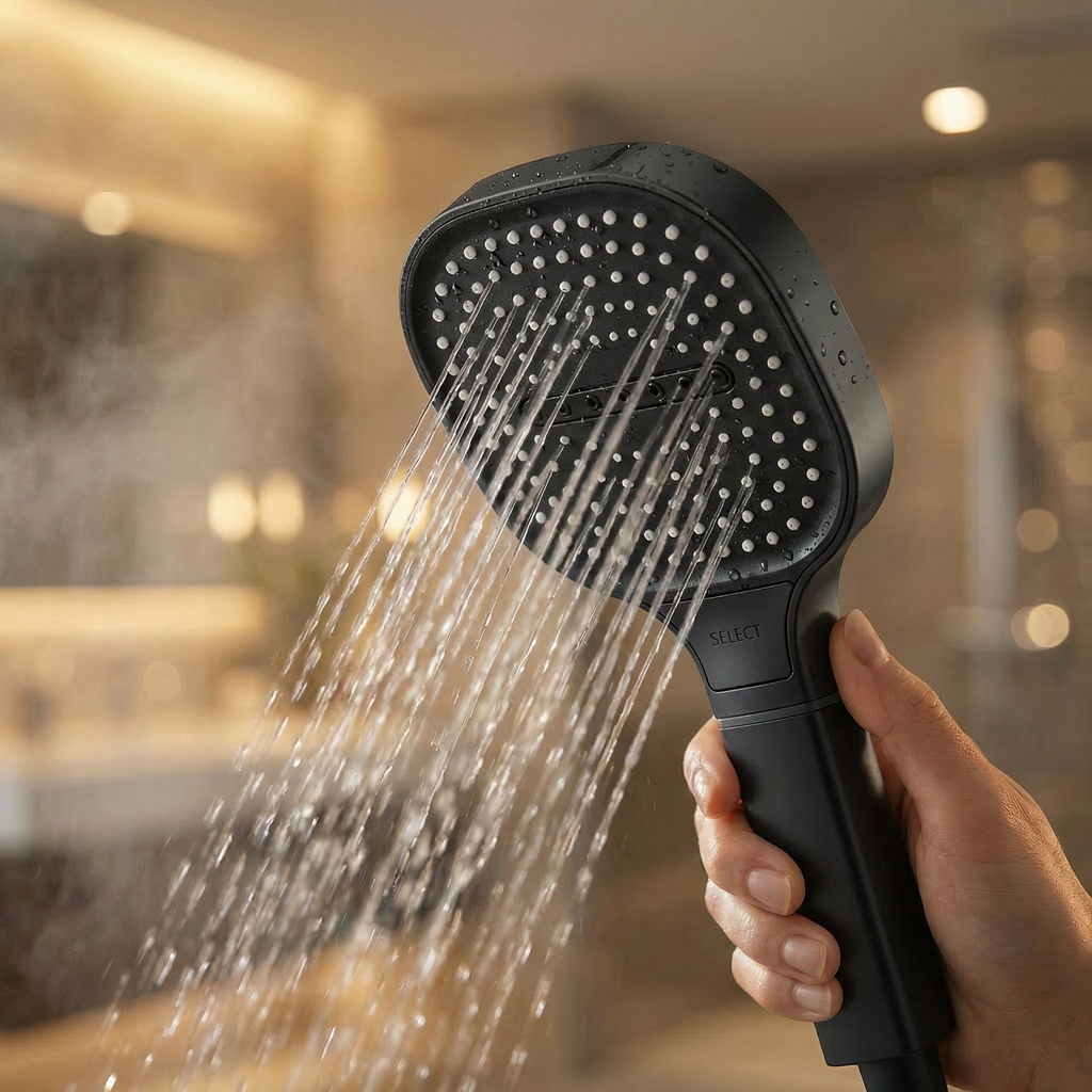 High-Pressure Handheld Shower Head with Filter