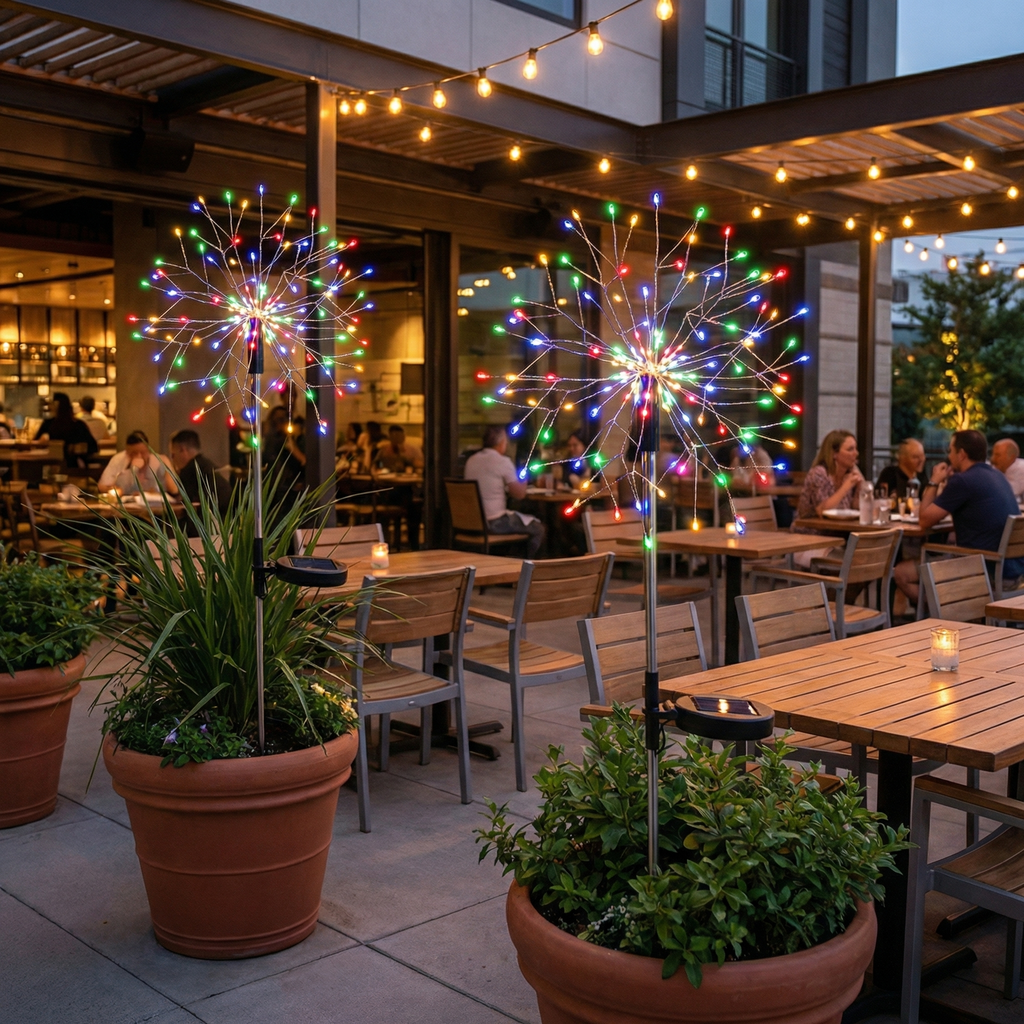 Solar Firework Garden Lights
