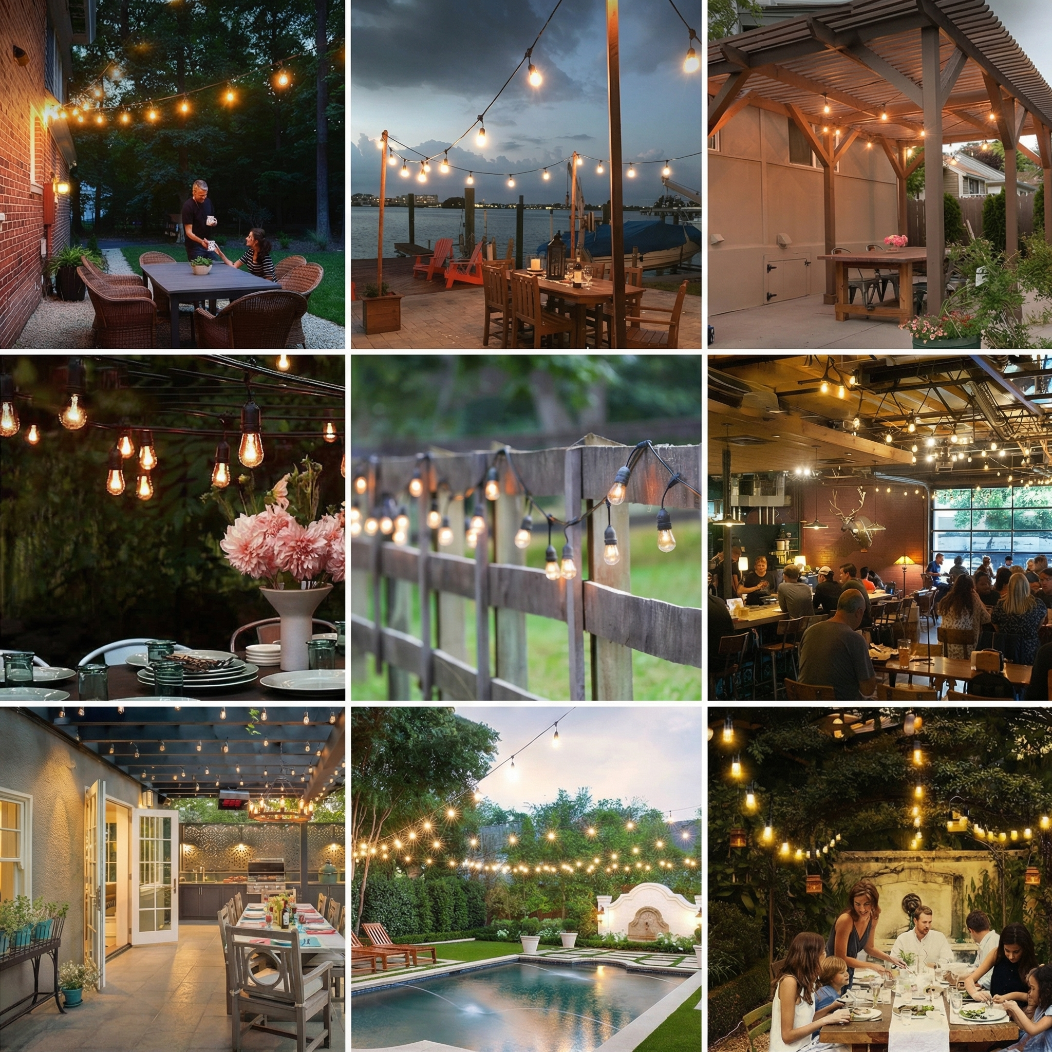 Outdoor Waterproof String Lights 10M