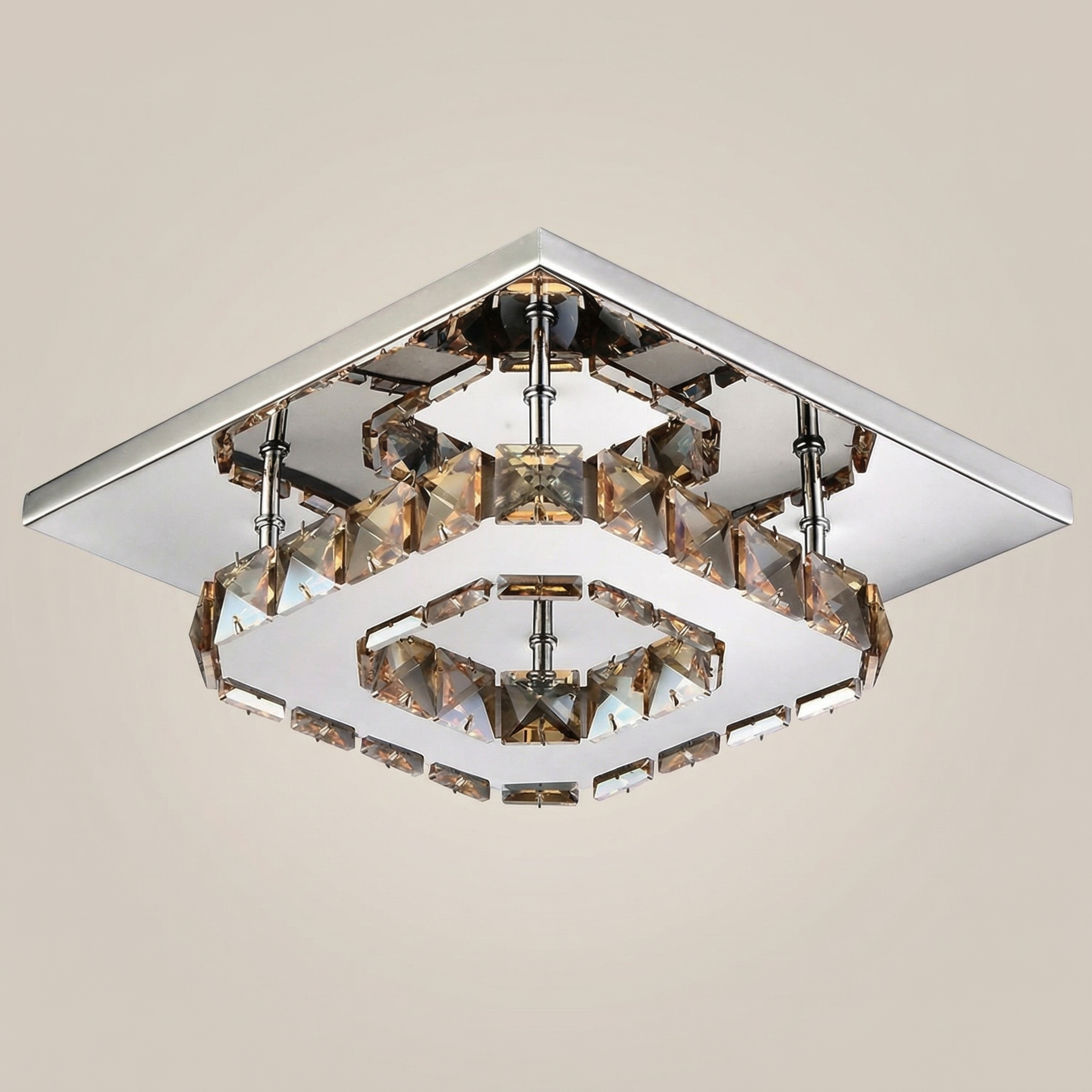 Modern LED Crystal Ceiling Light