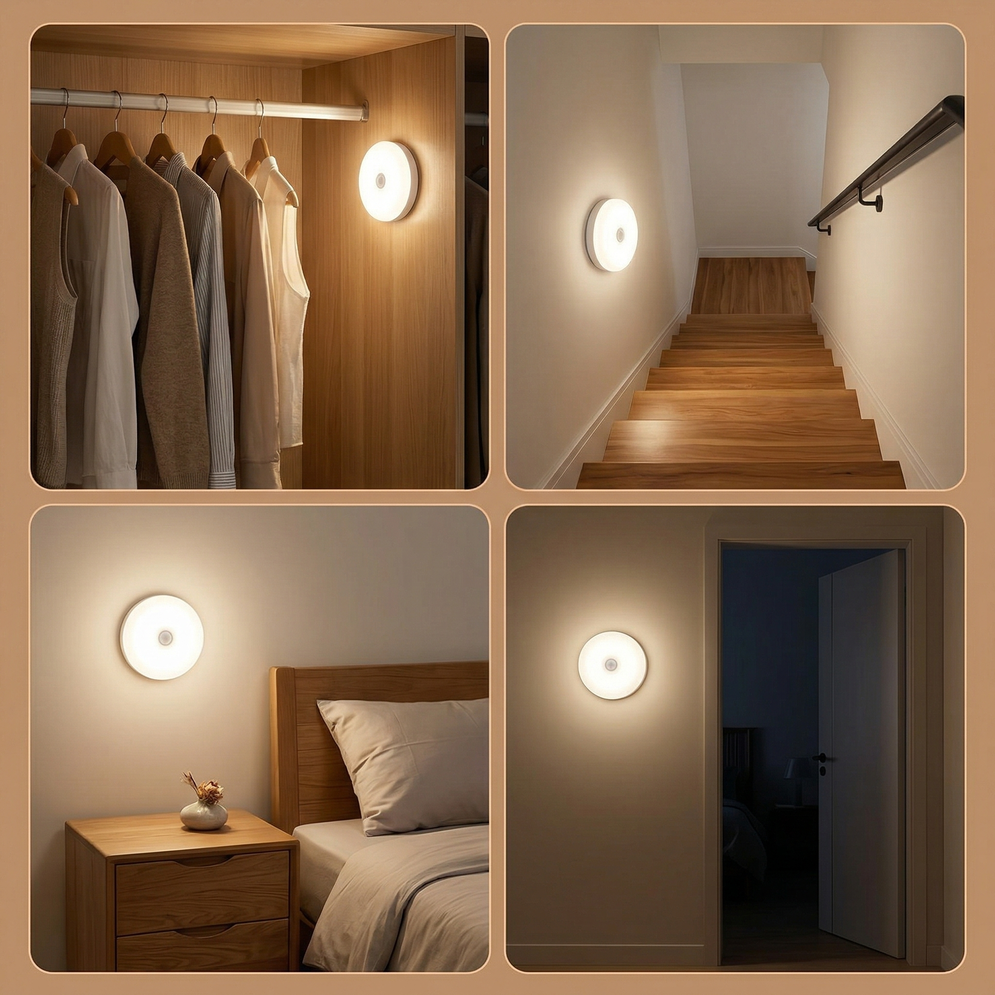 Rechargeable LED Motion Sensor Night Light