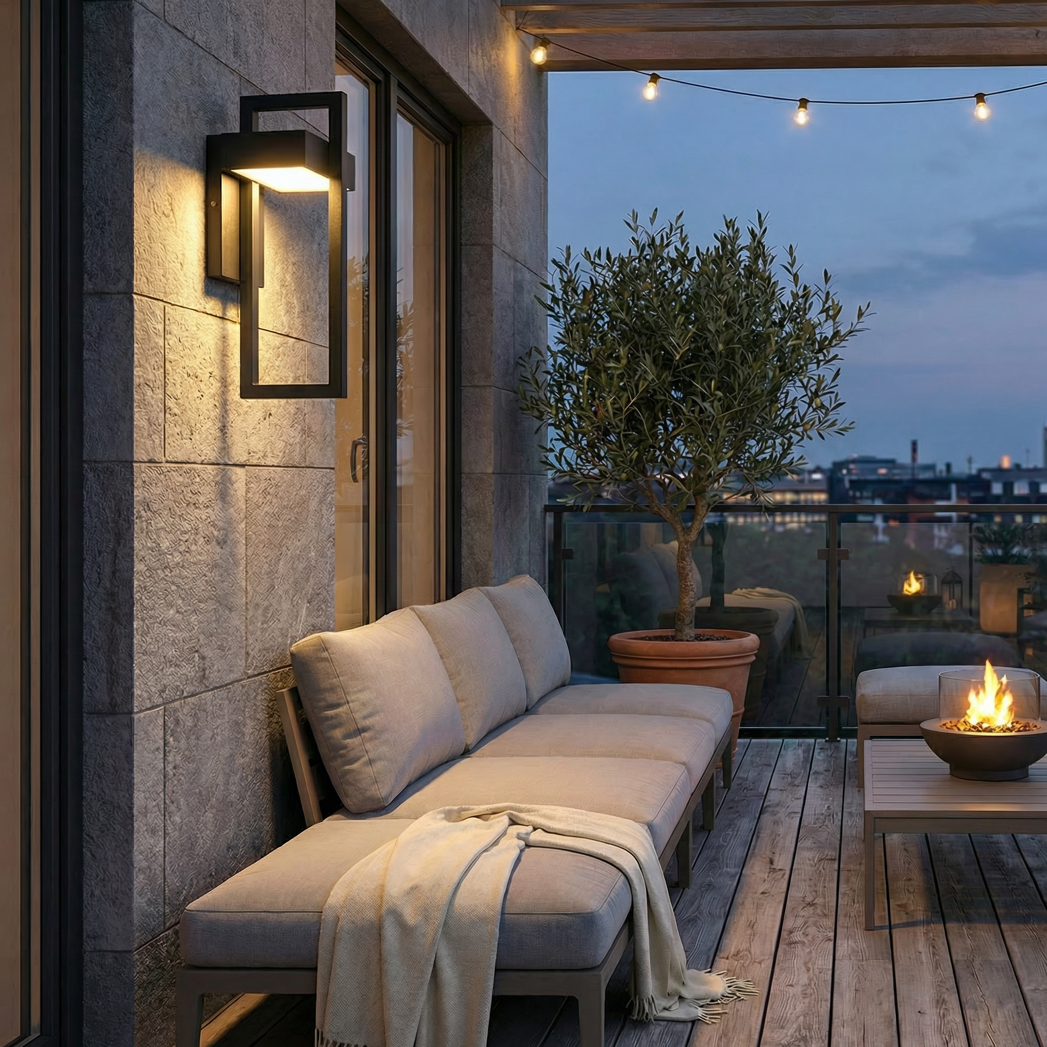 Modern Balcony LED Wall Light
