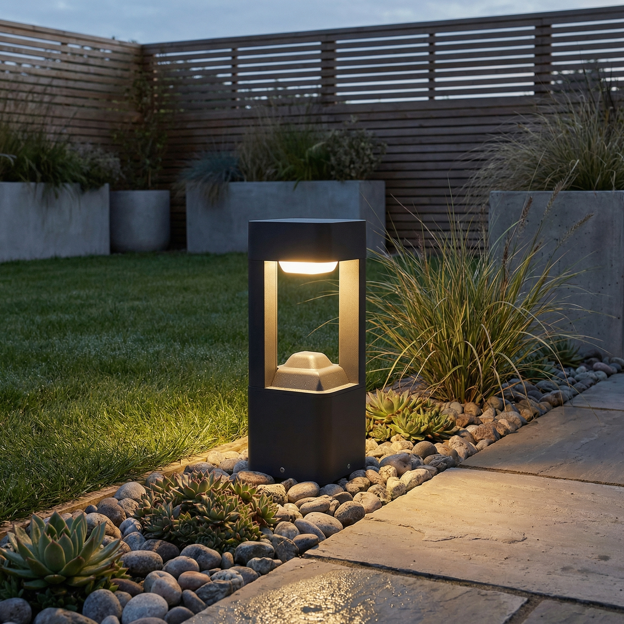 Outdoor LED Lawn Light – Waterproof Modern Landscape Pathway Lamp for Courtyard & Villa