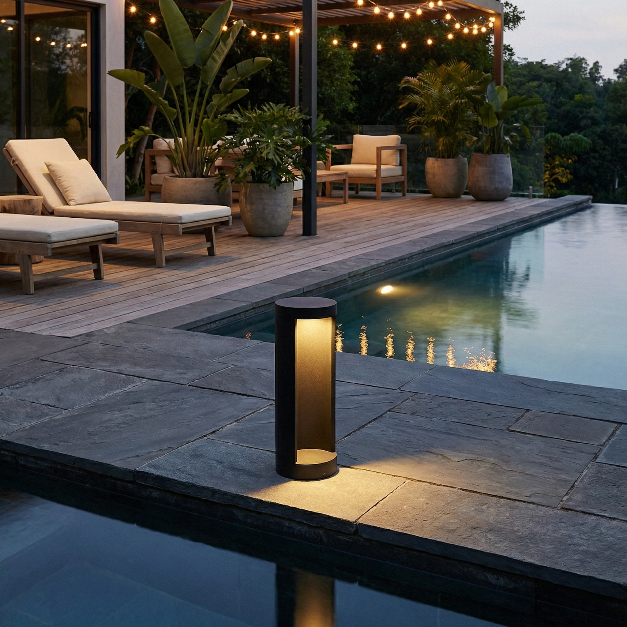 Outdoor LED Lawn Light – Waterproof Garden Bollard Light for Courtyard, Villa & Landscape