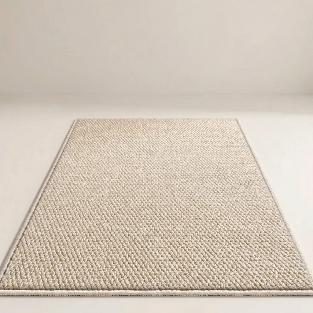 Non-Slip Bathroom Floor Mat – Imitation Sisal Rug, Washable Anti-Slip Door Mat