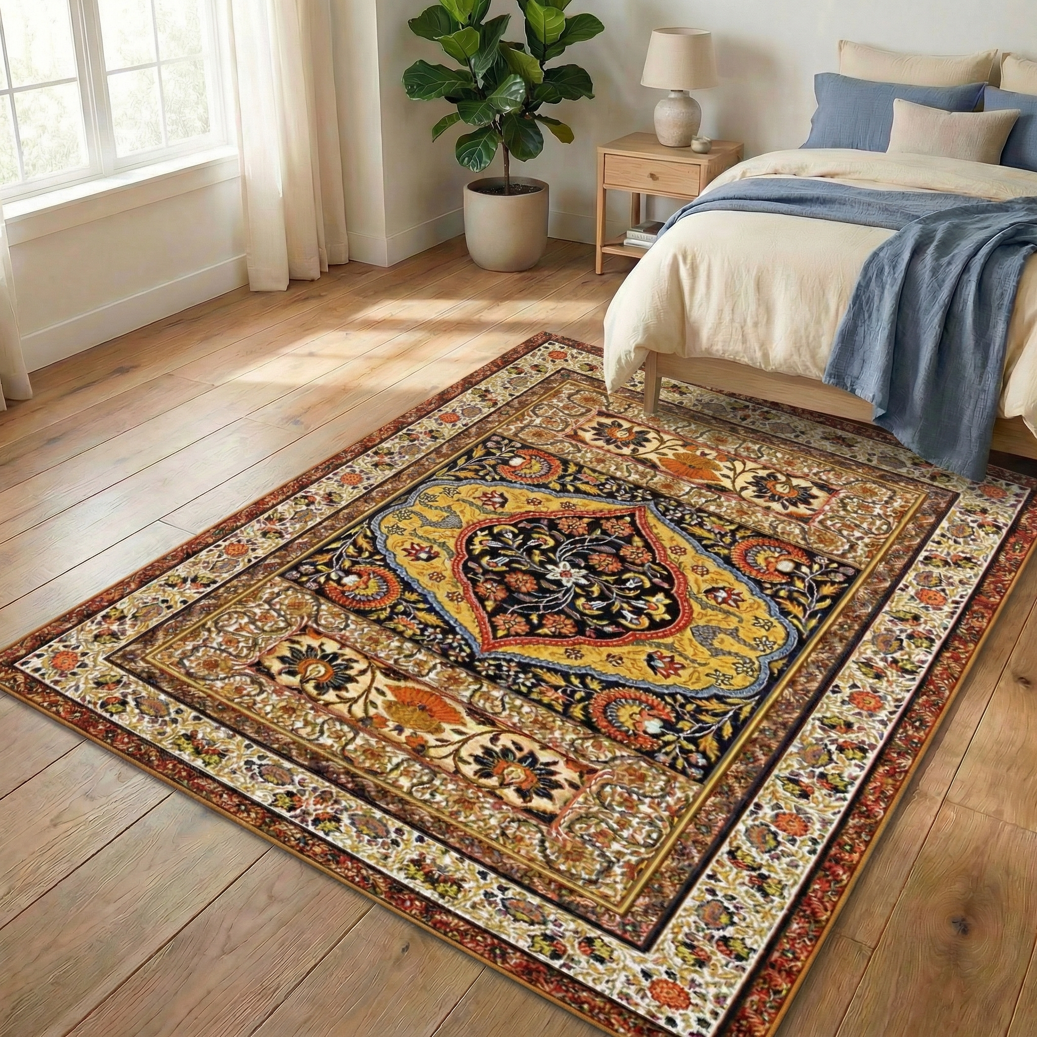 Vintage Style Floor Mat for Sofa & Bedroom