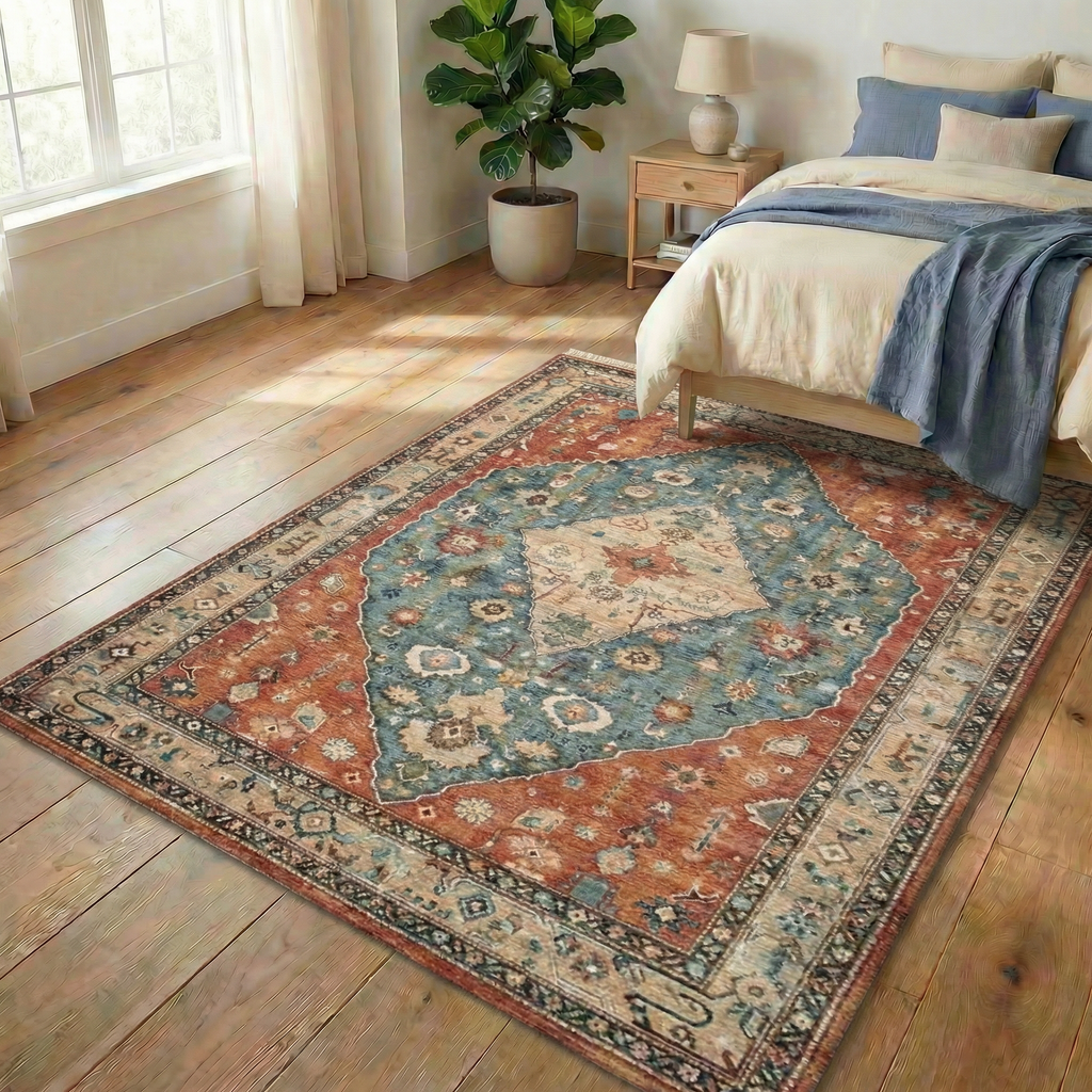 Decorative Bedroom Floor Mat for Sofa & Bedside