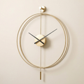 Modern Metal Swing Wall Clock