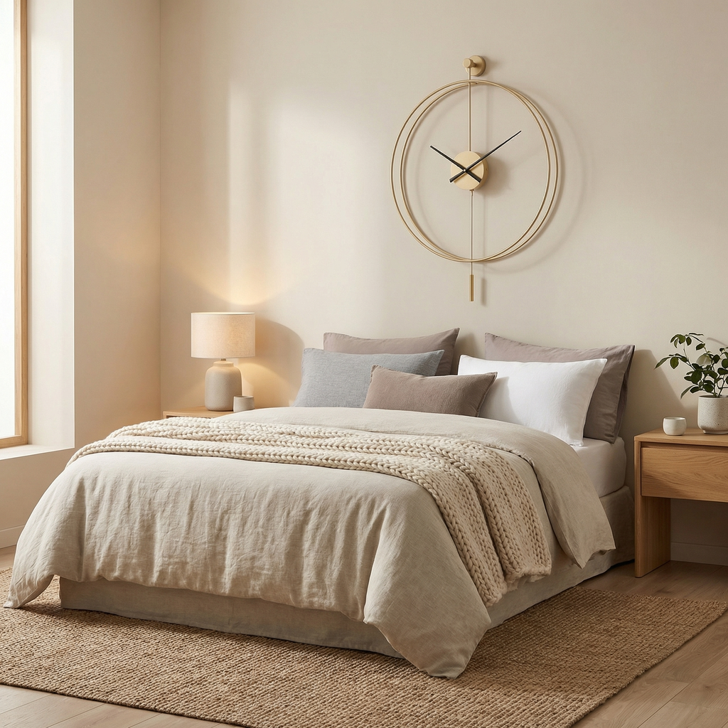 Modern Metal Swing Wall Clock