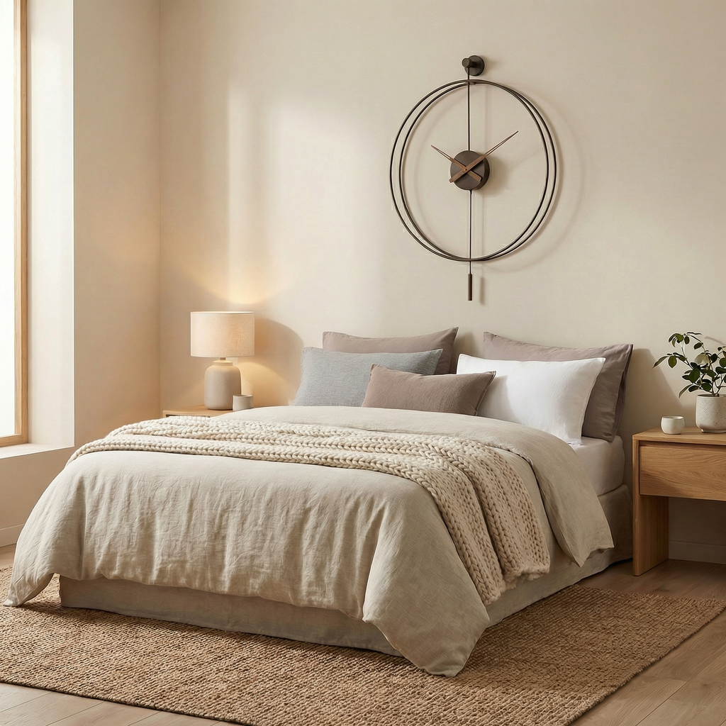 Modern Metal Swing Wall Clock