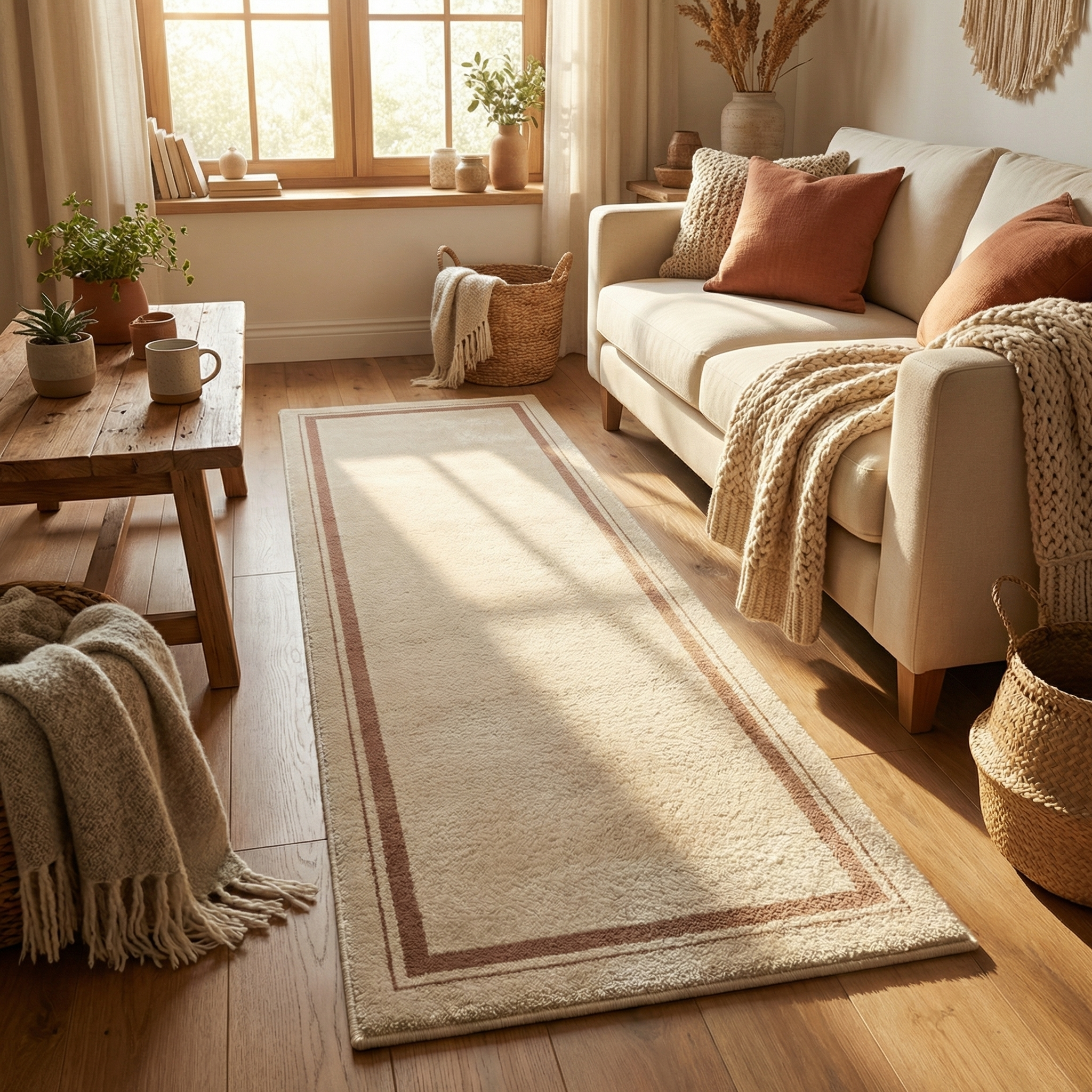 Luxury Faux Cashmere Area Rug