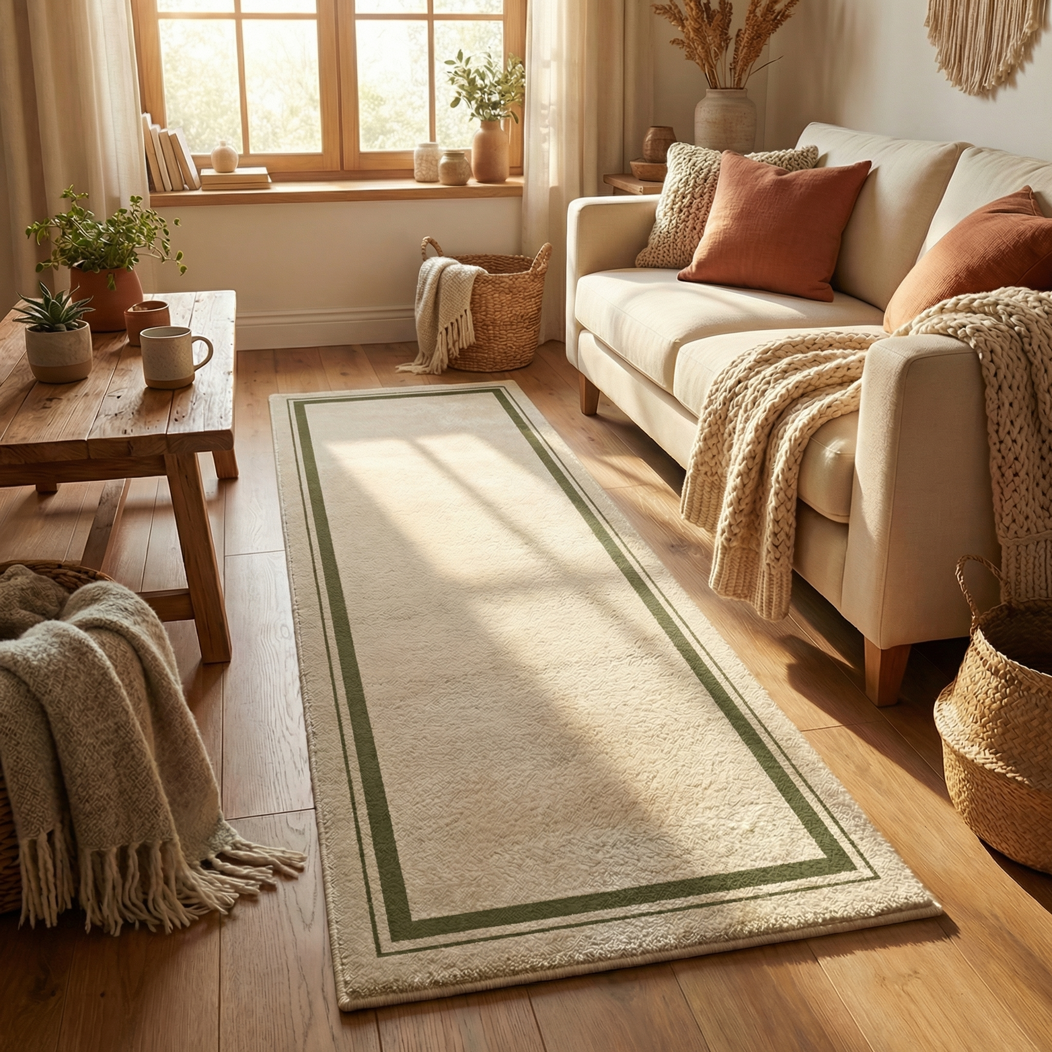 Luxury Faux Cashmere Area Rug