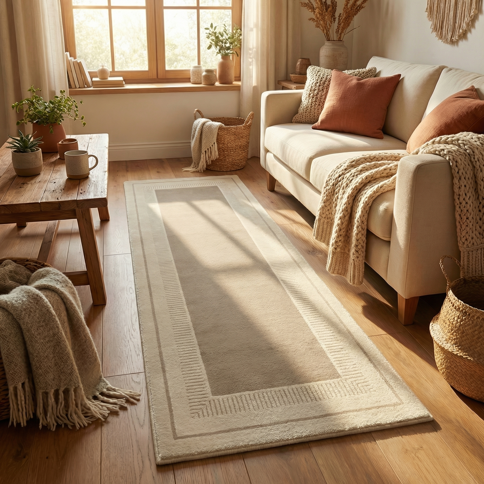 Luxury Faux Cashmere Area Rug
