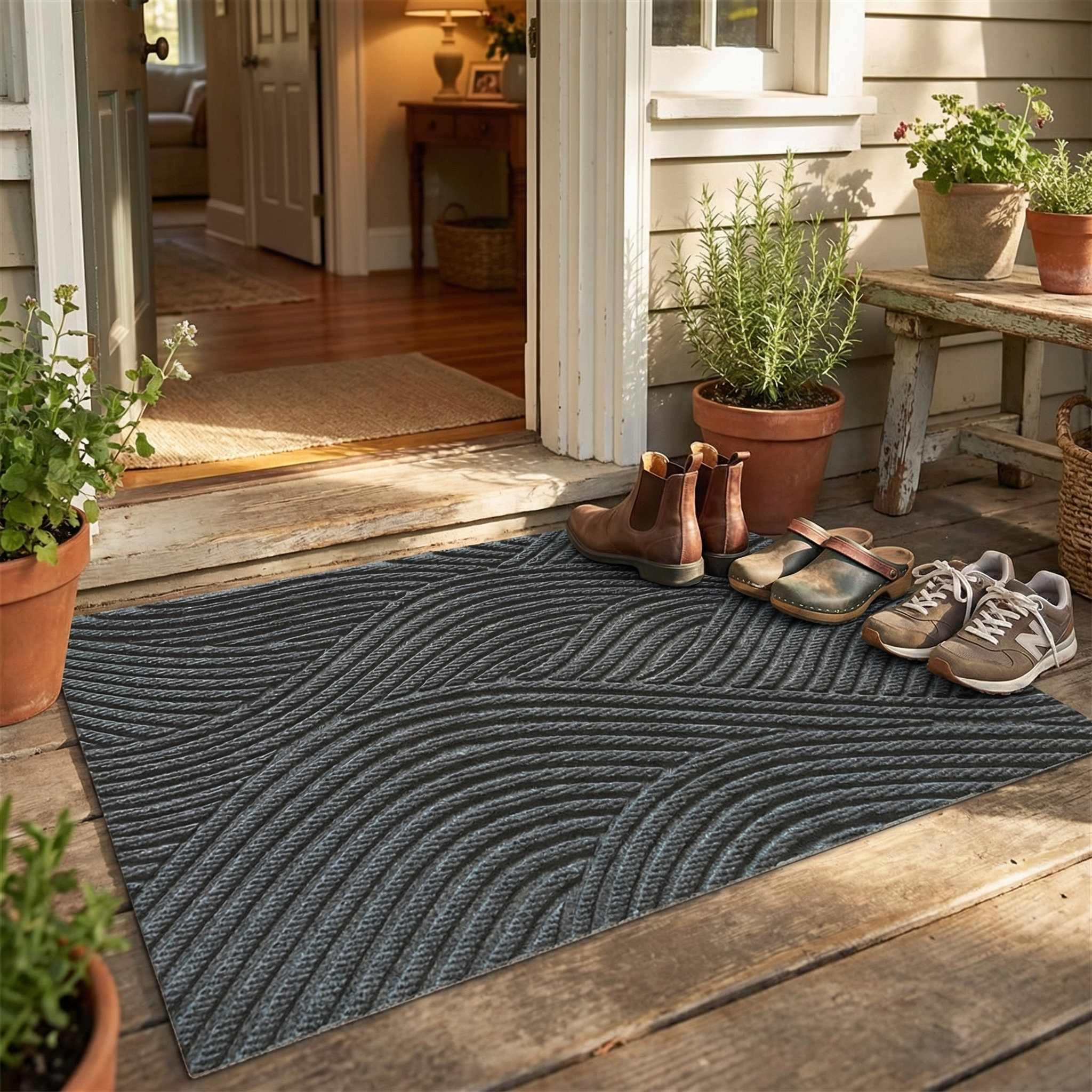 Silk Loop Door Mat – Non-Slip Entryway