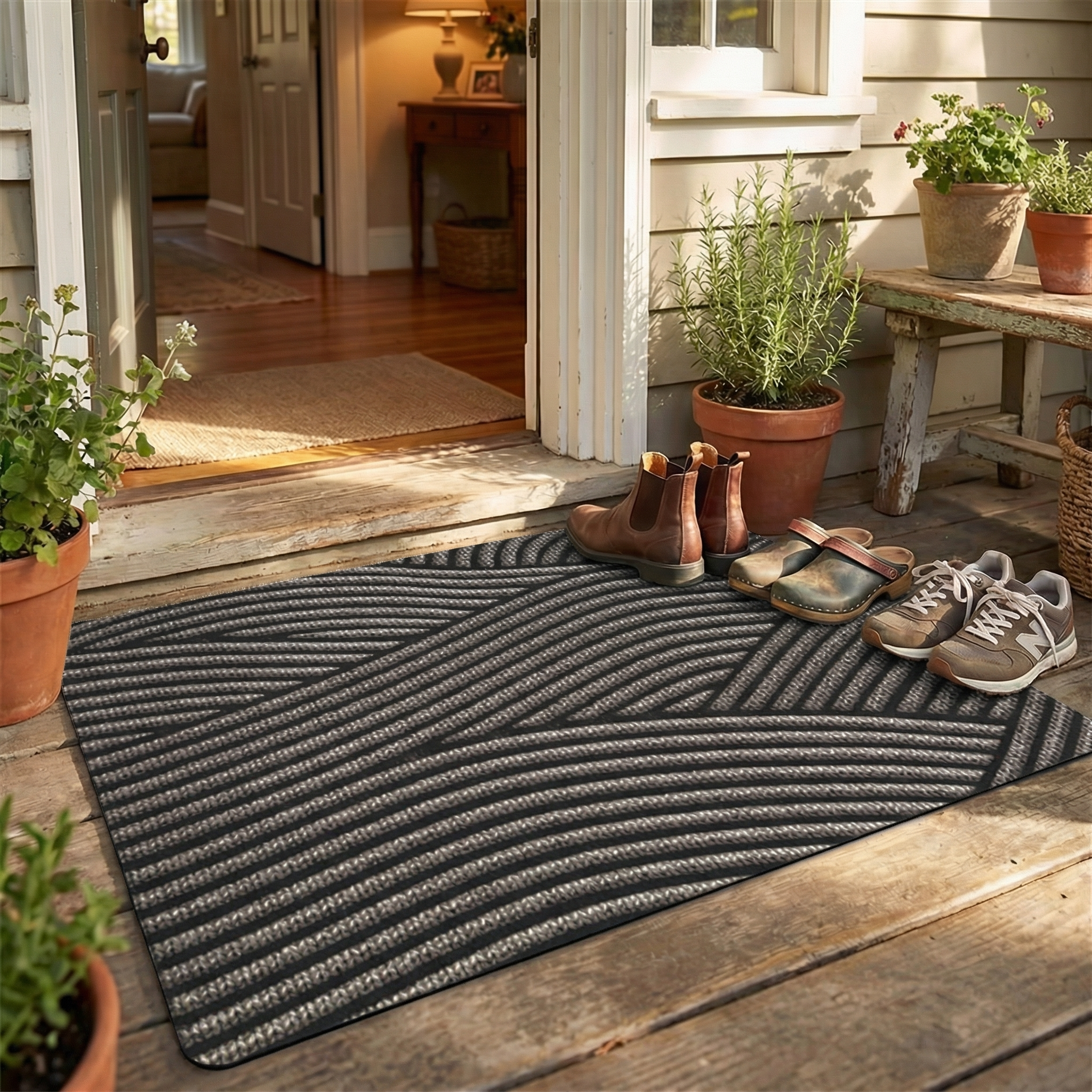 Silk Loop Door Mat – Non-Slip Entryway