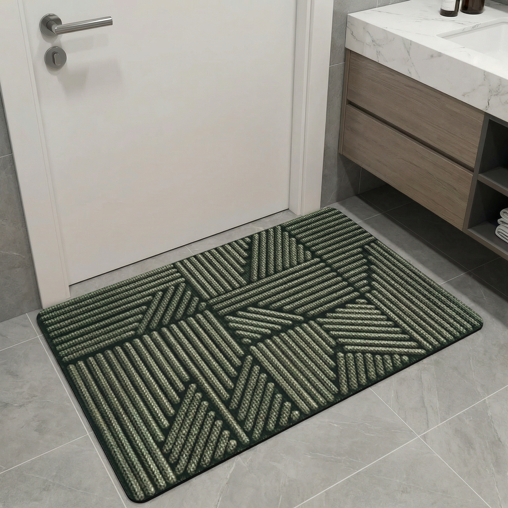 Nordic Silk Loop Door Mat – Non-Slip Entryway Floor Mat
