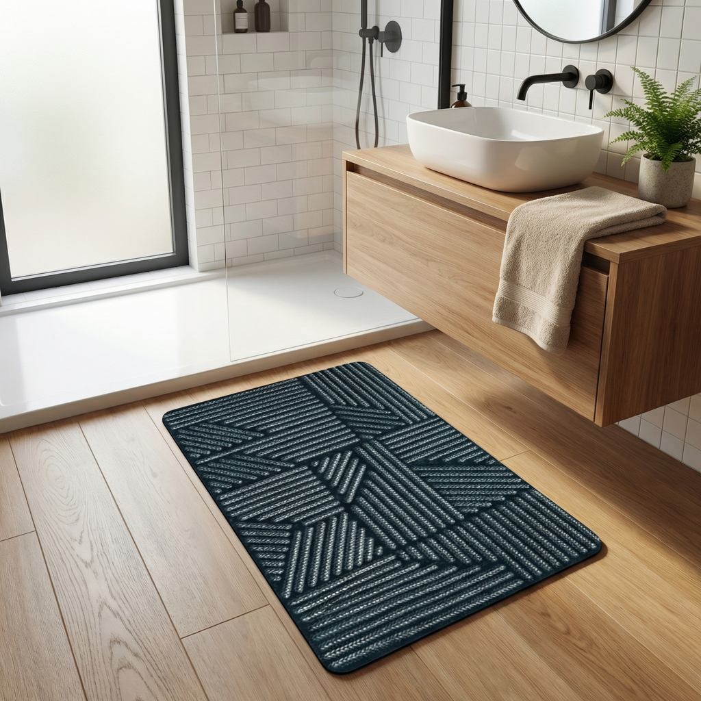 Nordic Silk Loop Door Mat – Non-Slip Entryway Floor Mat