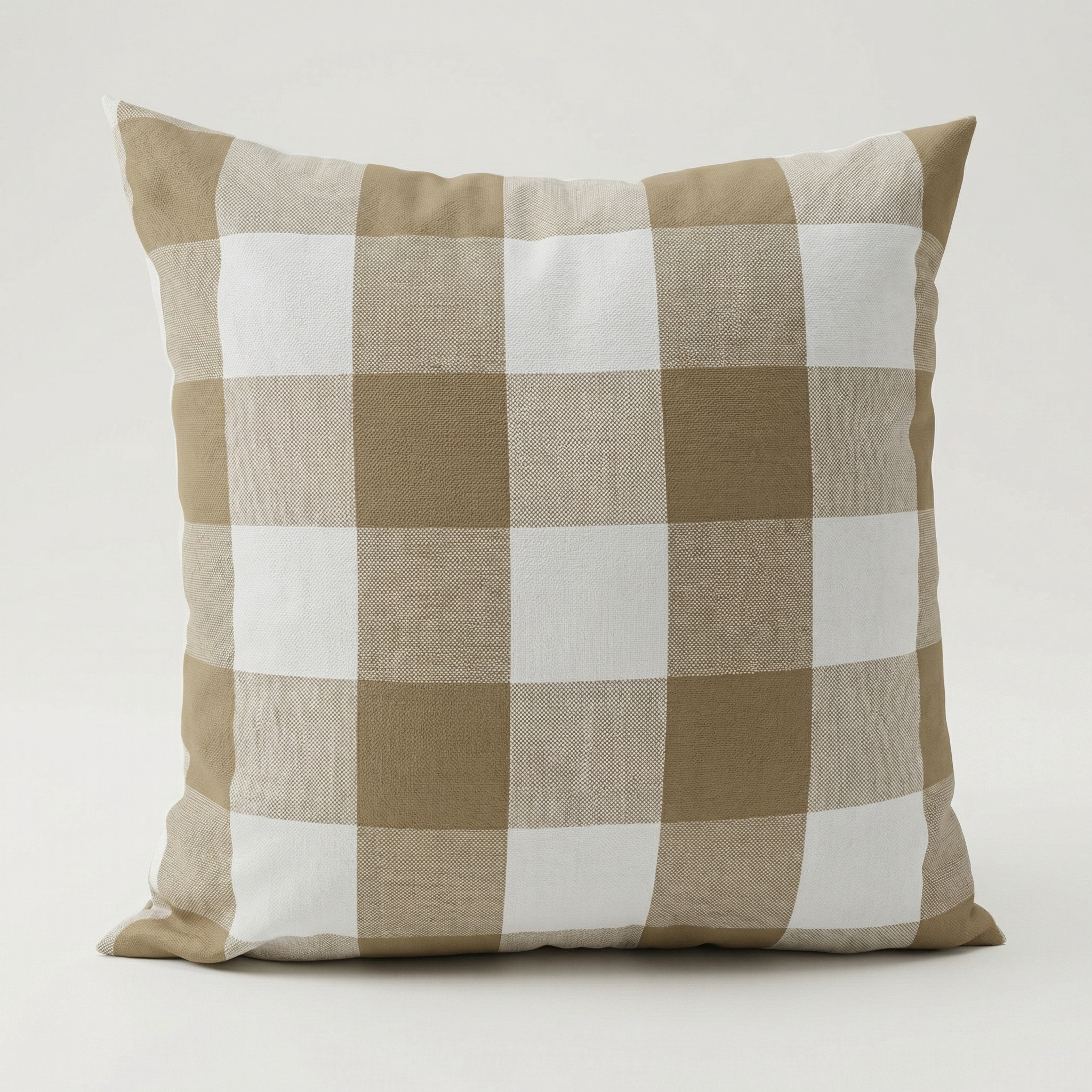 Plaid Throw Cushion