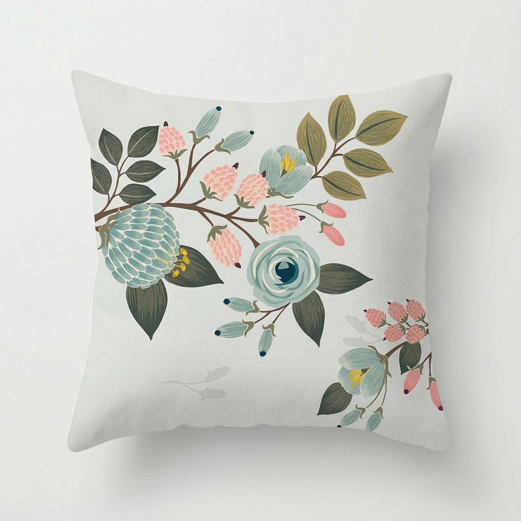 Scandinavian Botanical Cushion