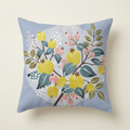 Blue Botanical Cushion
