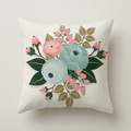 Elegant Floral Pillow Cover