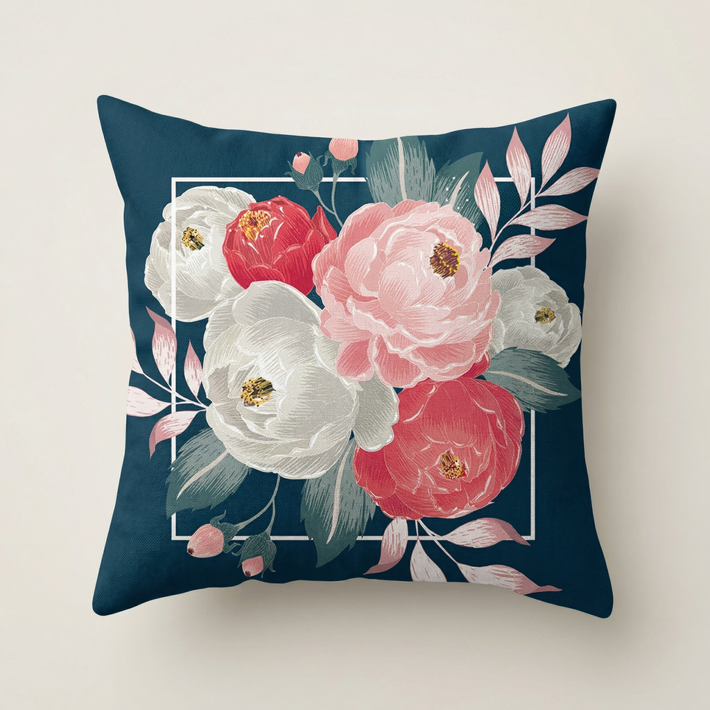 Floral Art Cushion