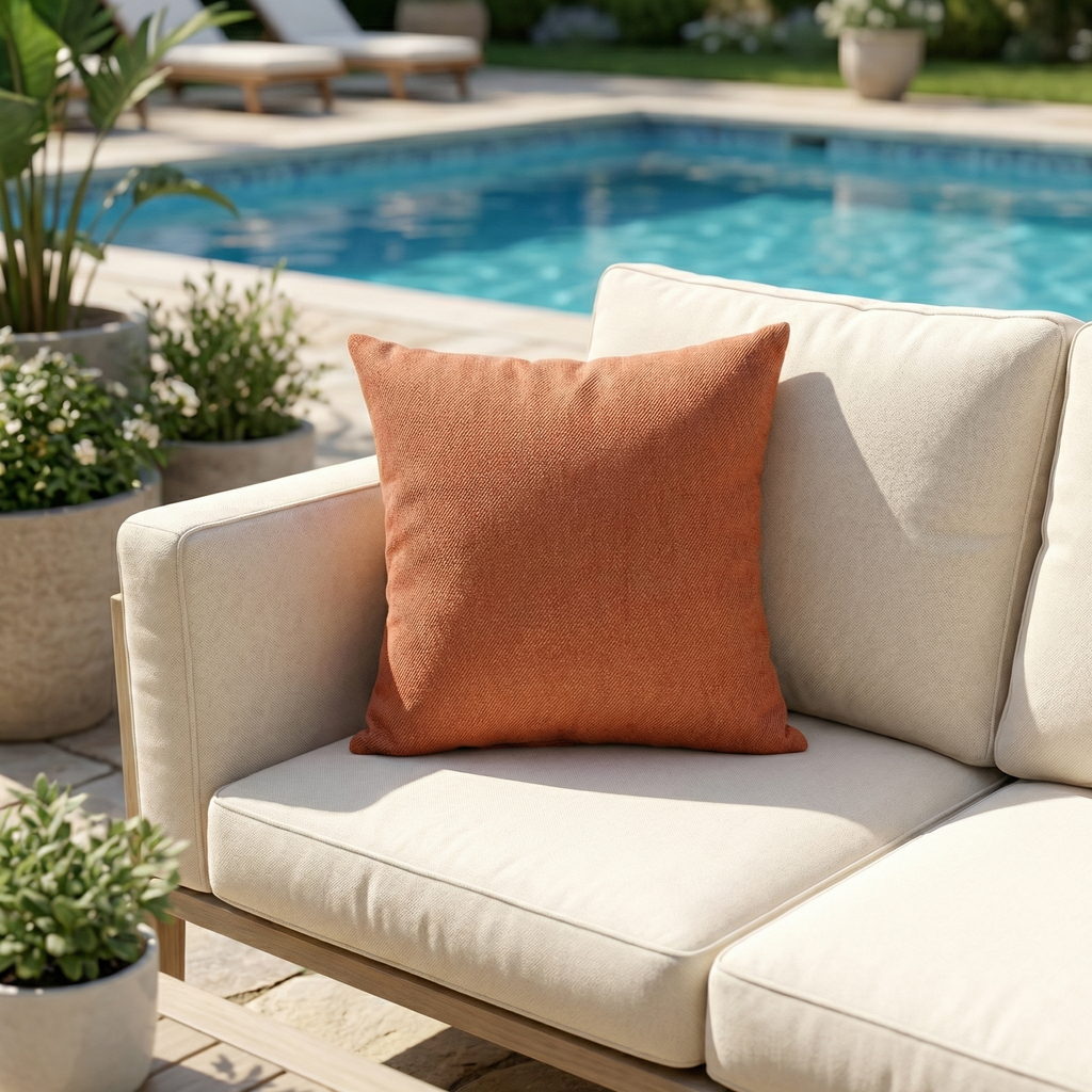Solid Color Linen Cushion