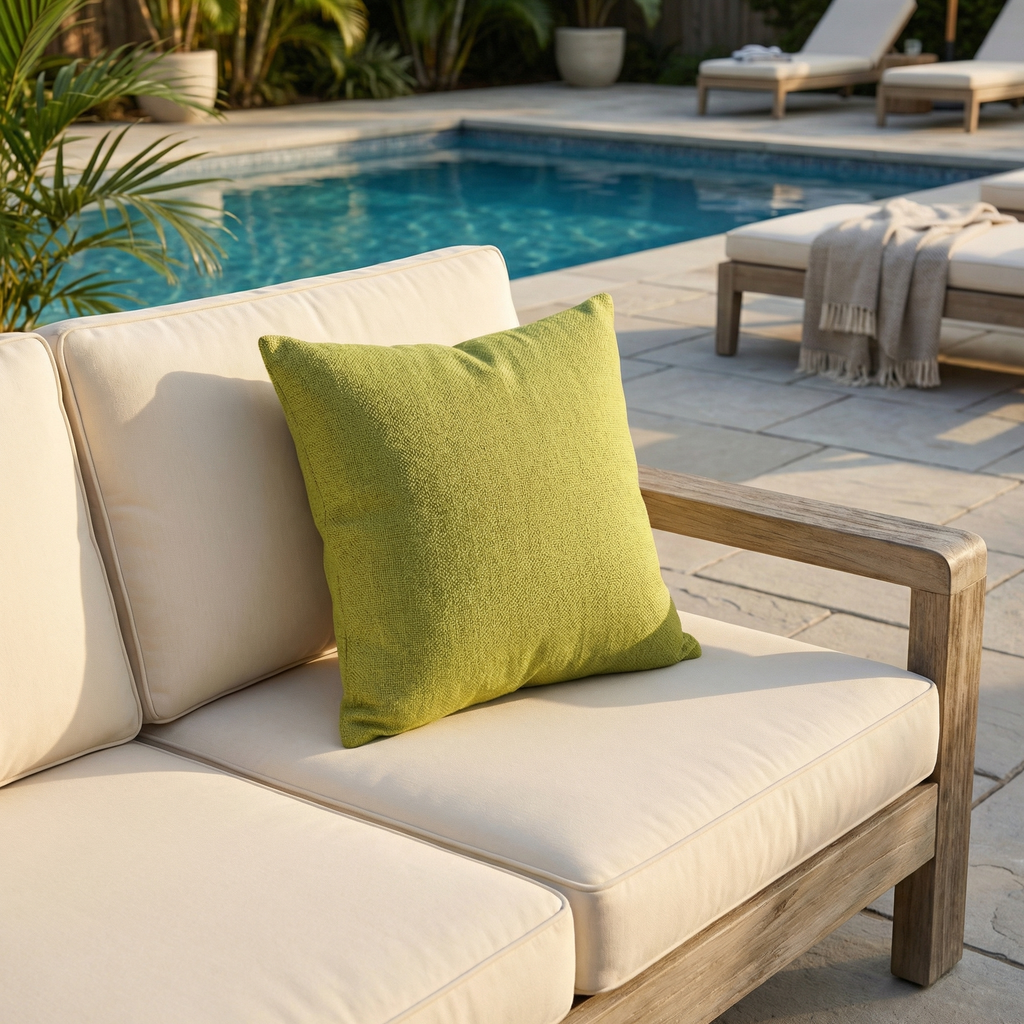 Solid Color Linen Cushion