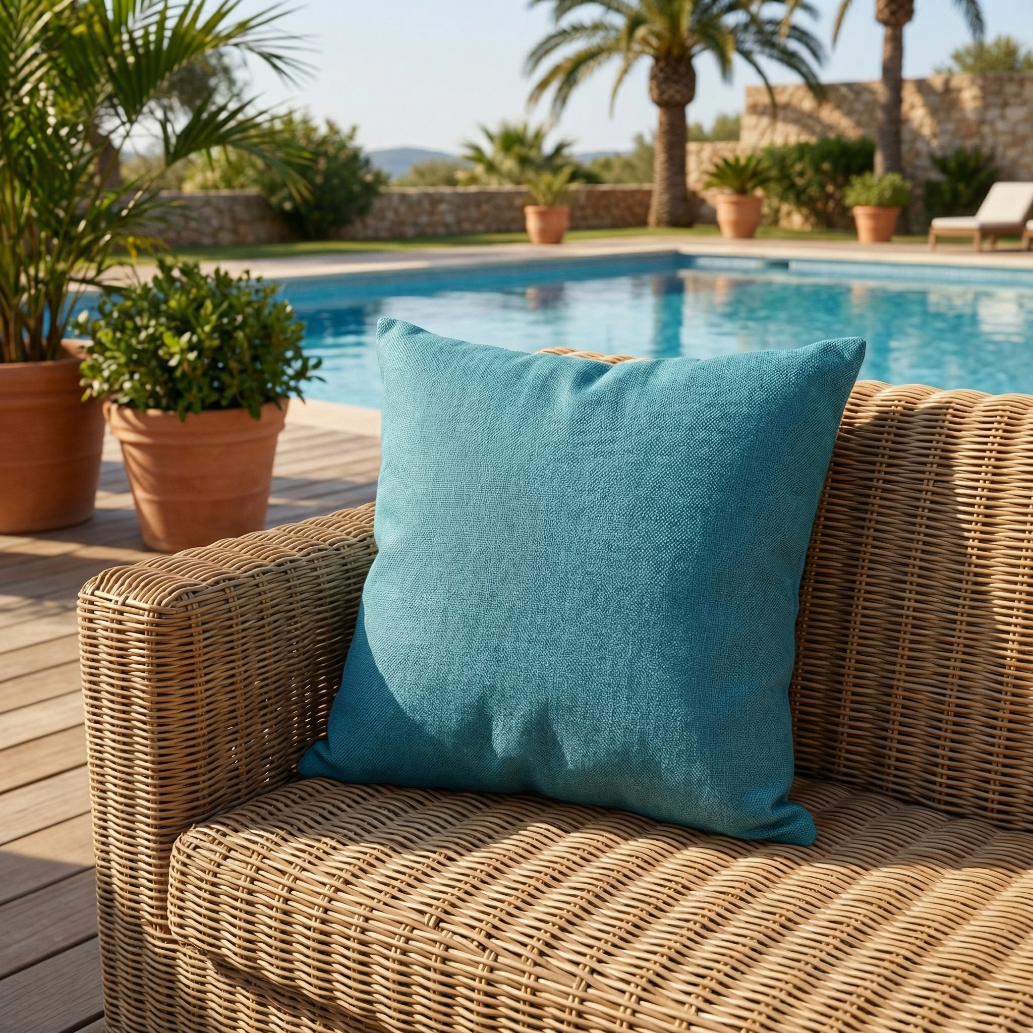 Solid Color Linen Cushion