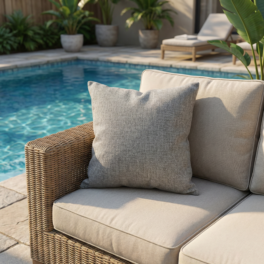 Solid Color Linen Cushion