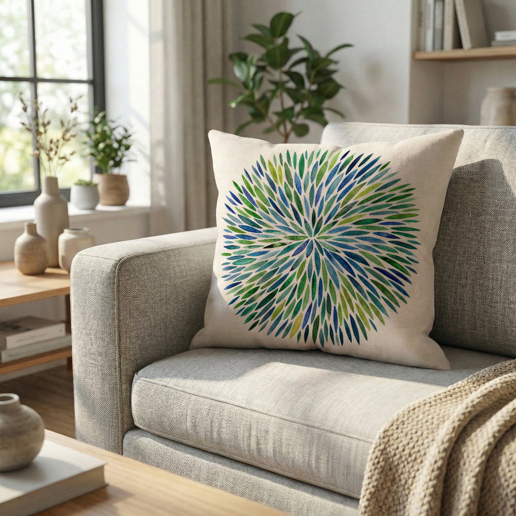 Geometric Pattern Cushion Modern Decorative Throw Pillow
